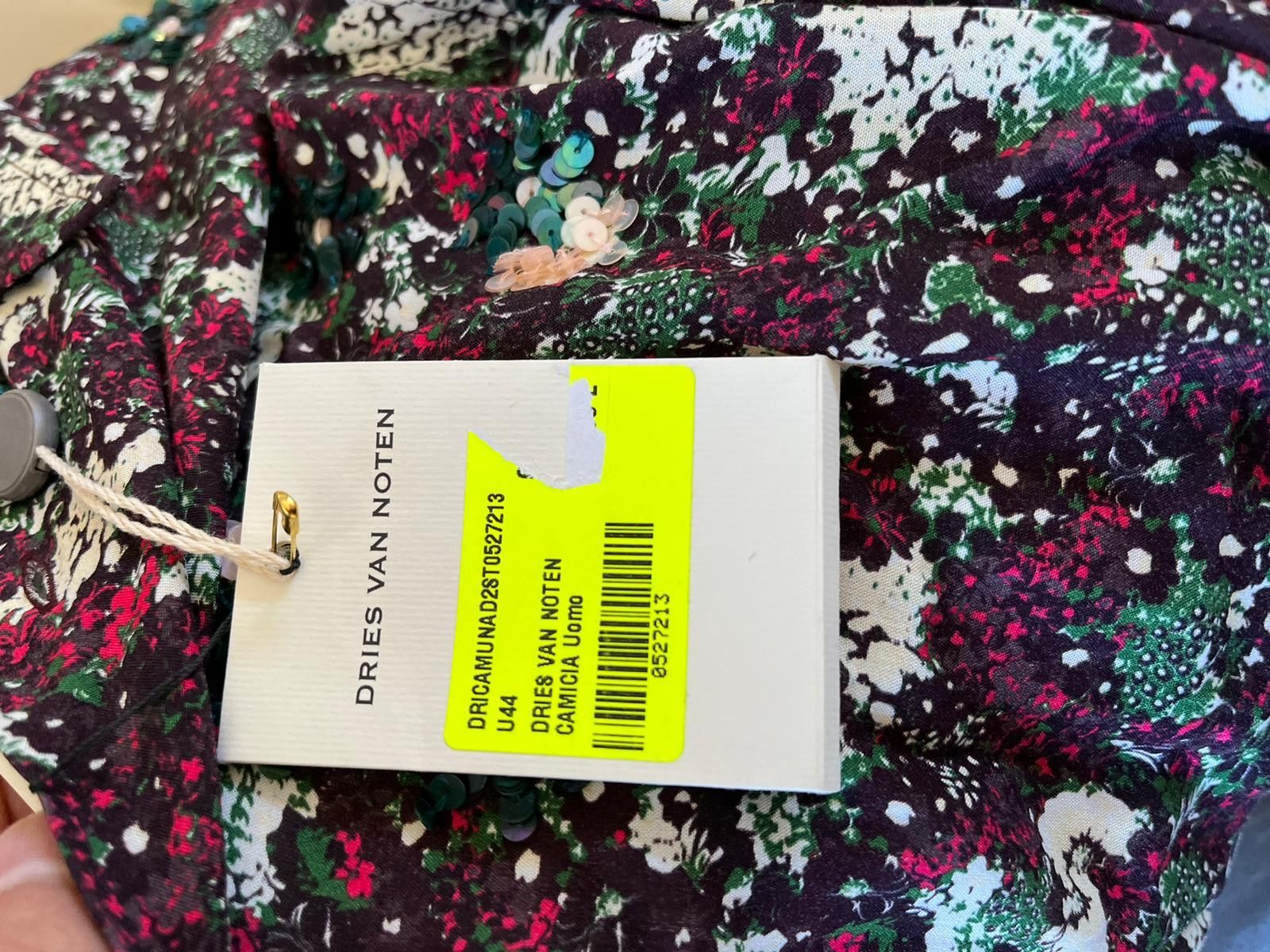 Dries Van Noten Sequence & Floral Button Up Shirt in Multicolor Size US S / EU 44-46 / 1 - 15 Thumbnail