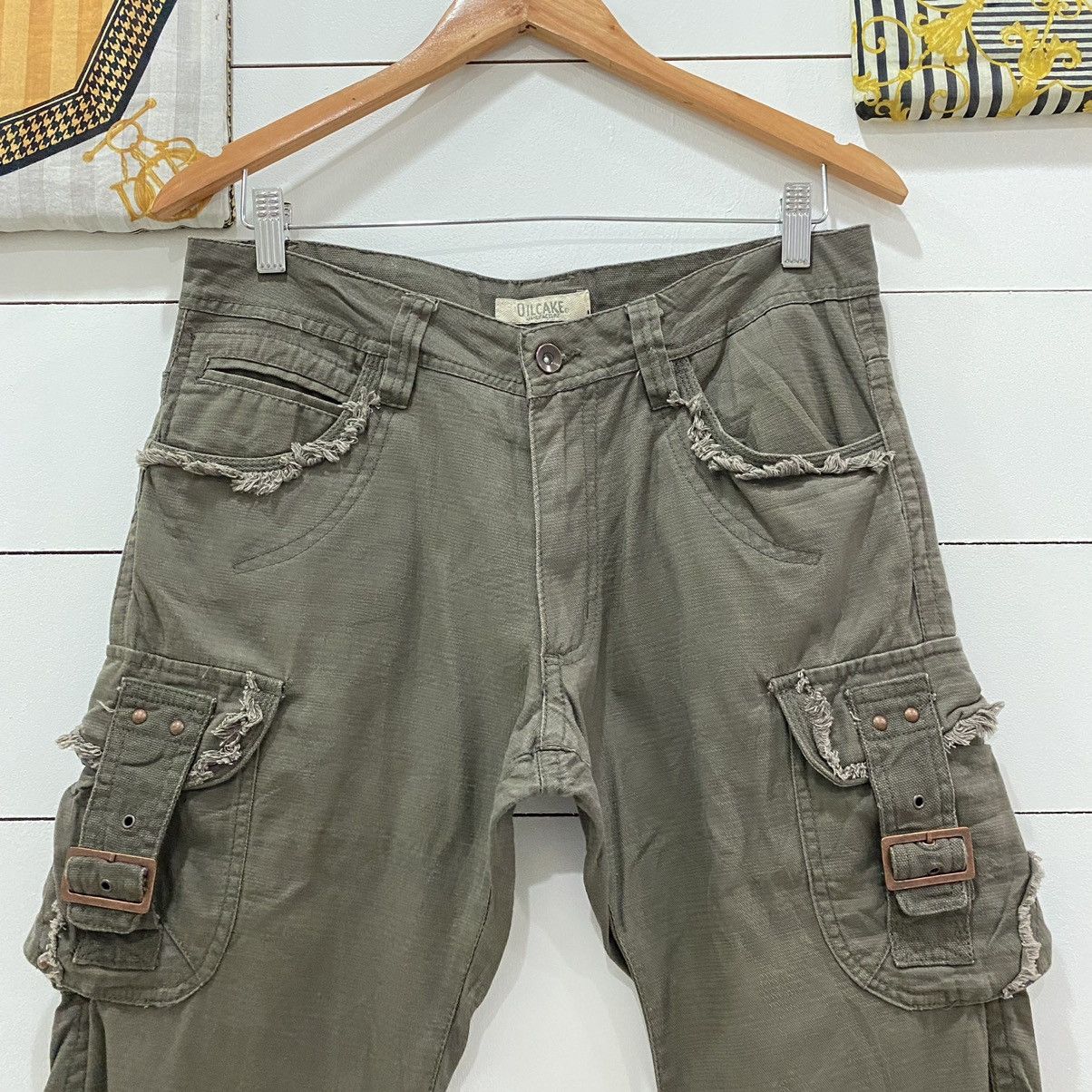 If Six Was Nine × Japanese Brand × Le Grande Bleu (L.G.B.) Oilcake Tactical/Multi pocket Cargo Pants Number Nine Style Size US 32 / EU 48 - 3 Thumbnail