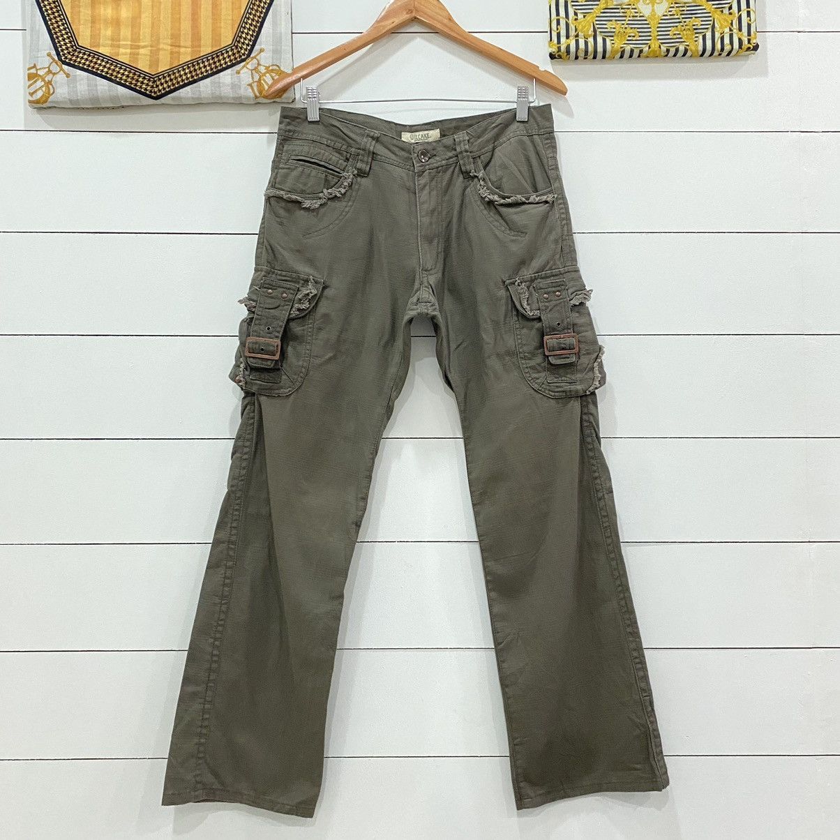 If Six Was Nine × Japanese Brand × Le Grande Bleu (L.G.B.) Oilcake Tactical/Multi pocket Cargo Pants Number Nine Style Size US 32 / EU 48 - 1 Thumbnail