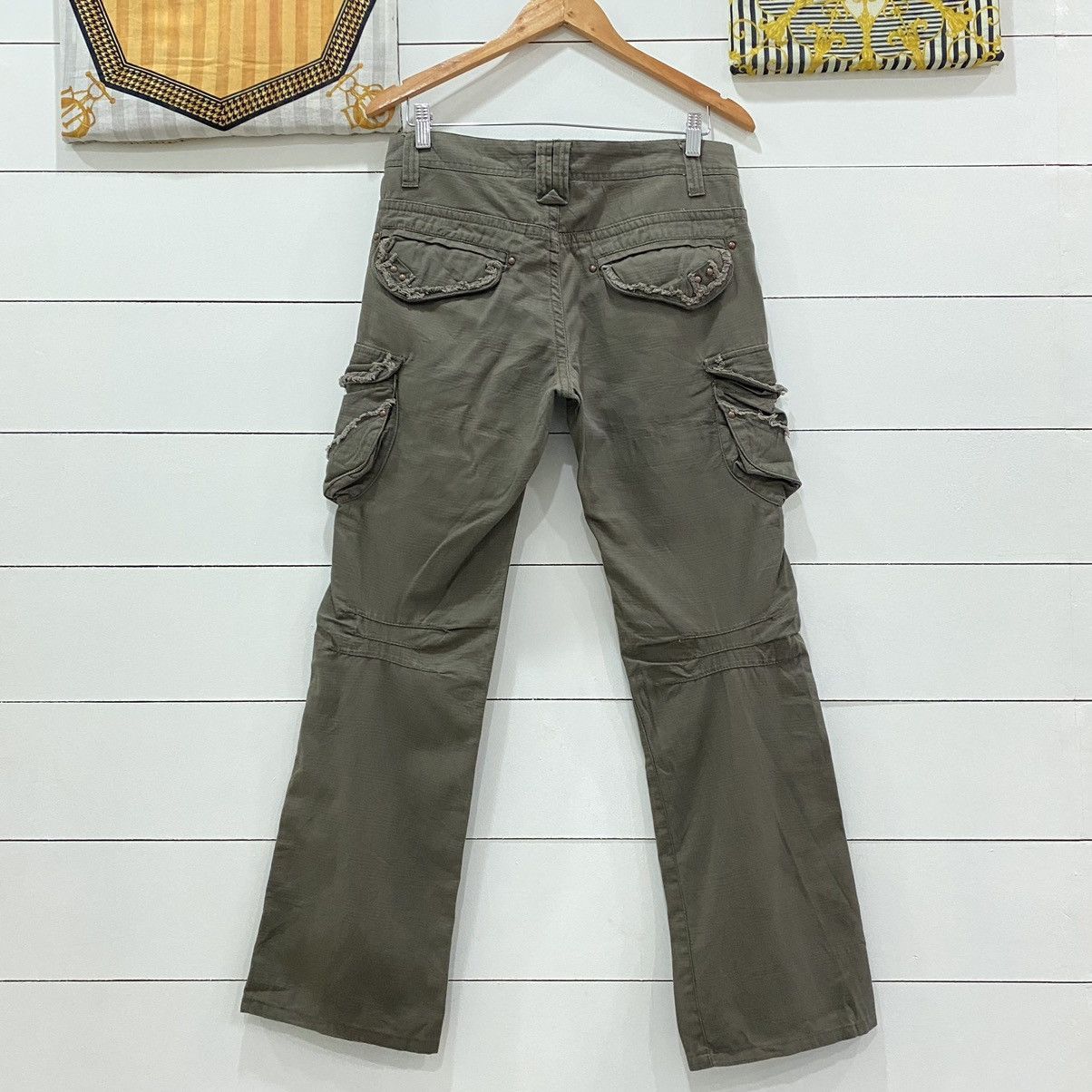 If Six Was Nine × Japanese Brand × Le Grande Bleu (L.G.B.) Oilcake Tactical/Multi pocket Cargo Pants Number Nine Style Size US 32 / EU 48 - 5 Thumbnail
