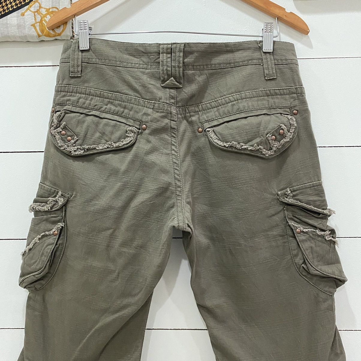 If Six Was Nine × Japanese Brand × Le Grande Bleu (L.G.B.) Oilcake Tactical/Multi pocket Cargo Pants Number Nine Style Size US 32 / EU 48 - 7 Thumbnail