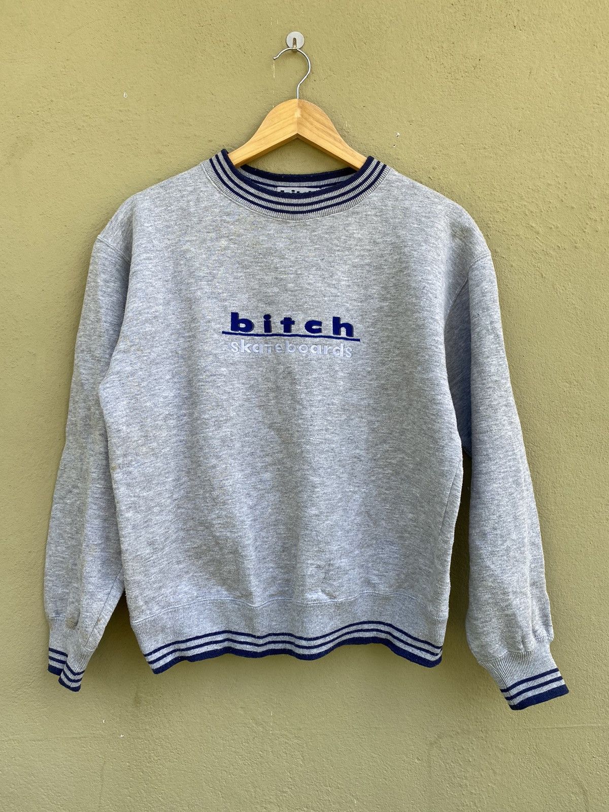 Vintage Sale ! BITCH SKATEBOARDS embroidery nice Size US L / EU 52-54 / 3 - 1 Thumbnail