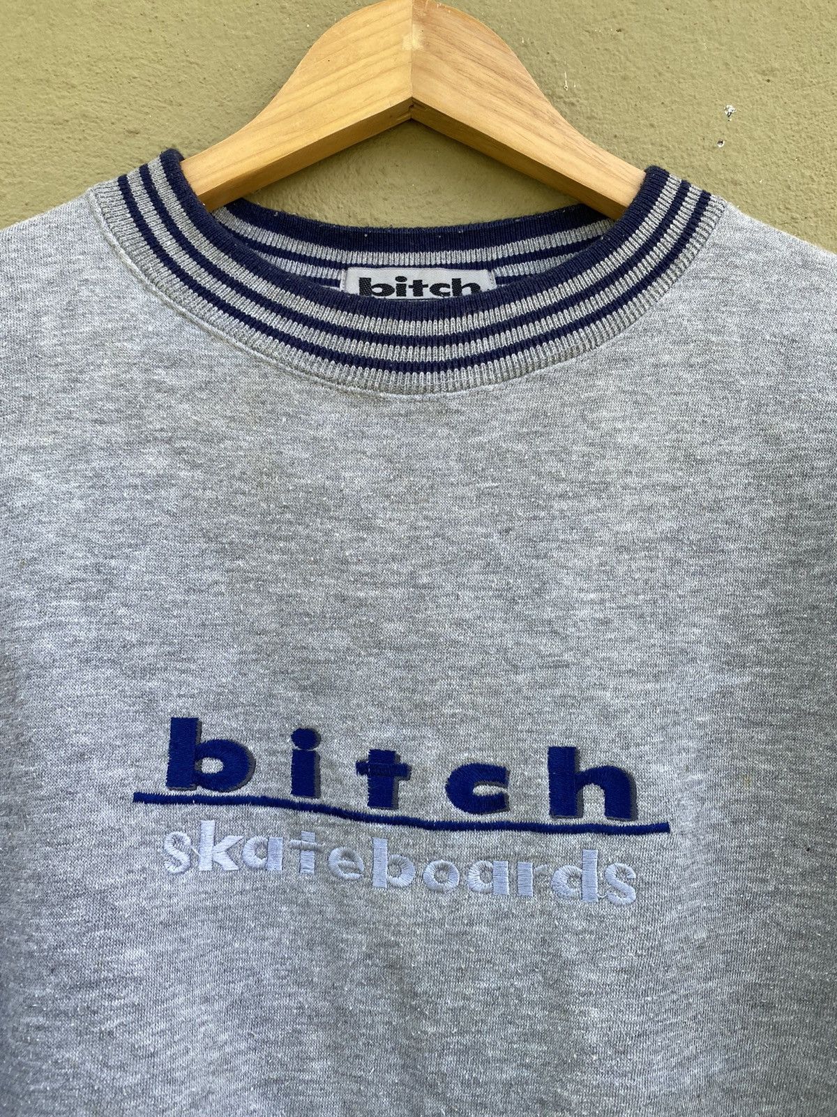Vintage Sale ! BITCH SKATEBOARDS embroidery nice Size US L / EU 52-54 / 3 - 2 Thumbnail