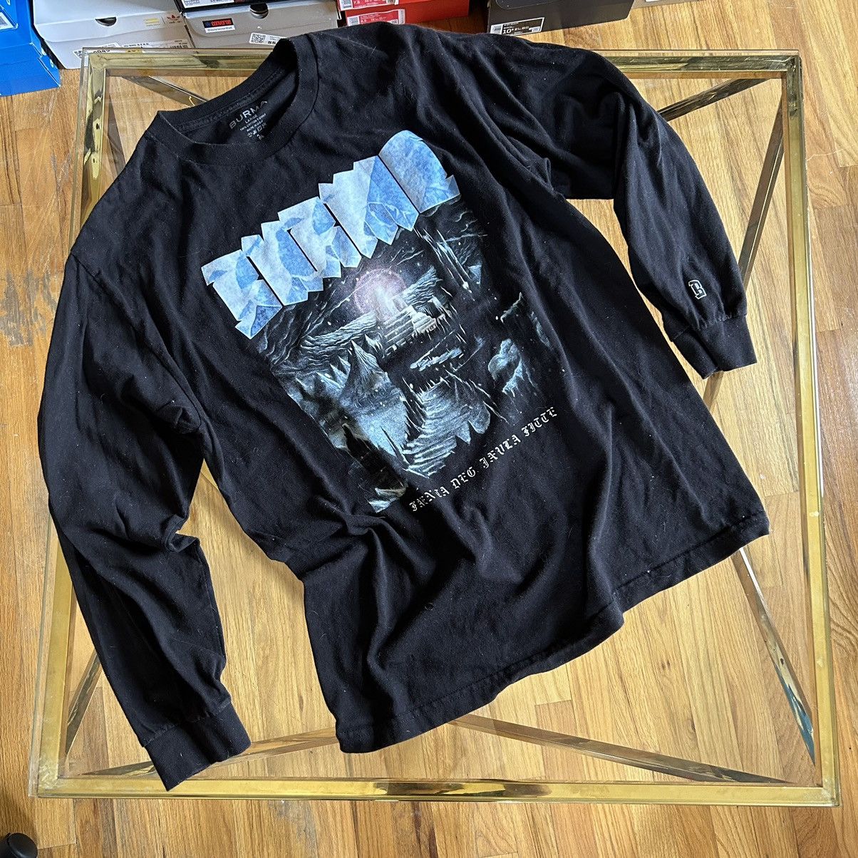 Burma 2020 NORSE NORWEiGAN BLACK METAL FiMBULWiNTER L/S TEE Size US L / EU 52-54 / 3 - 2 Thumbnail