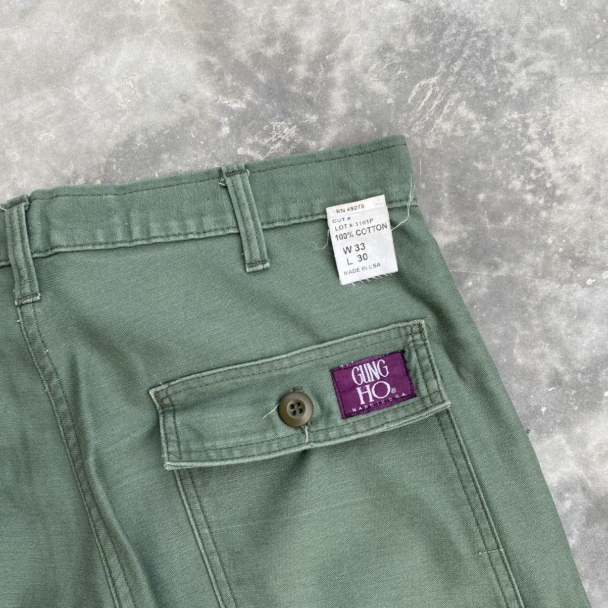 Other Gung Ho Military OG Fatigue Pants Size US 30 / EU 46 - 8 Thumbnail