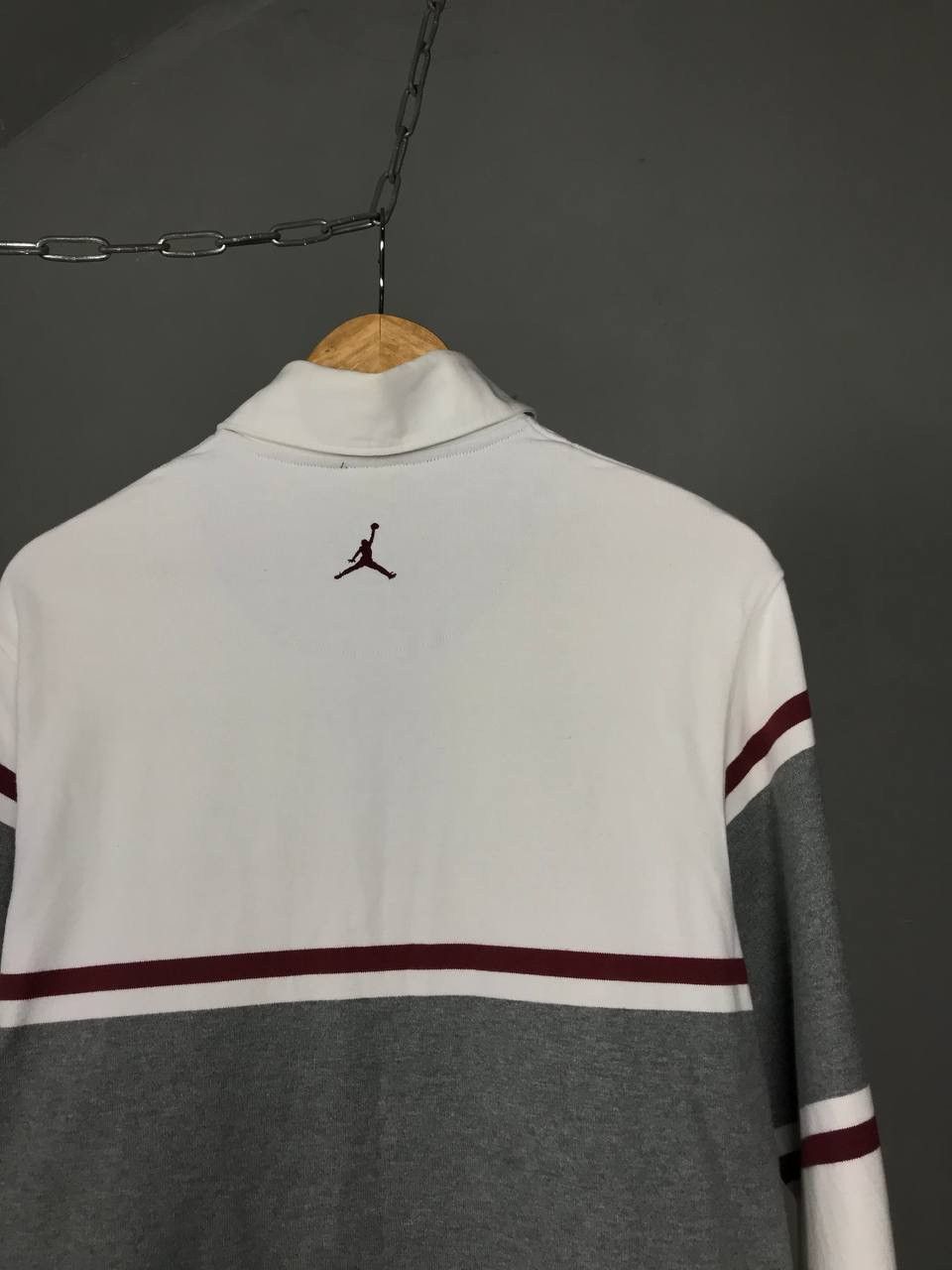 Jordan Brand Air Jordan vintage streetwear polo sweatshirt Size US XL / EU 56 / 4 - 9 Thumbnail