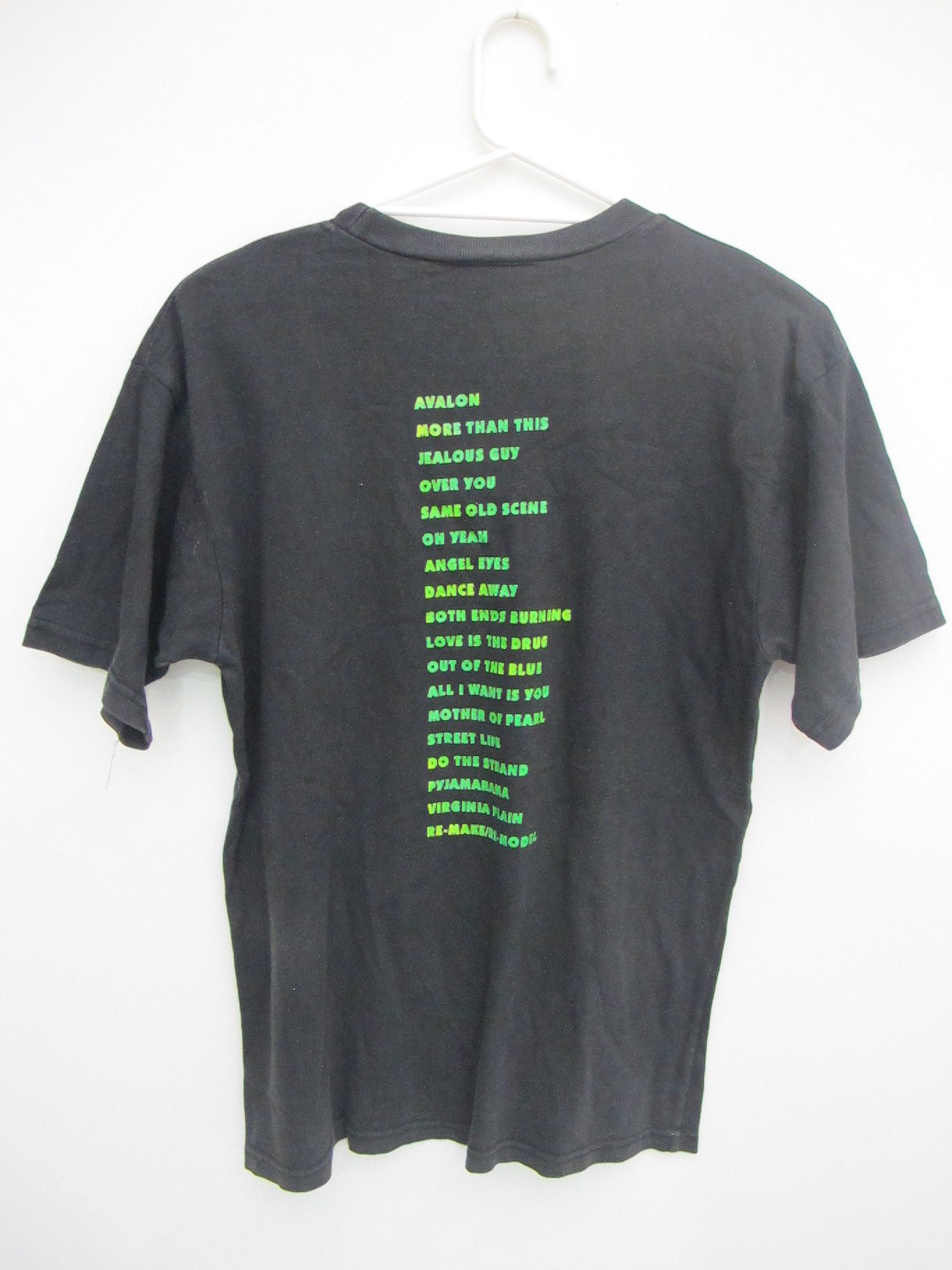 Band Tees × Rock Tees × Vintage Roxy Music Band Concert Tour