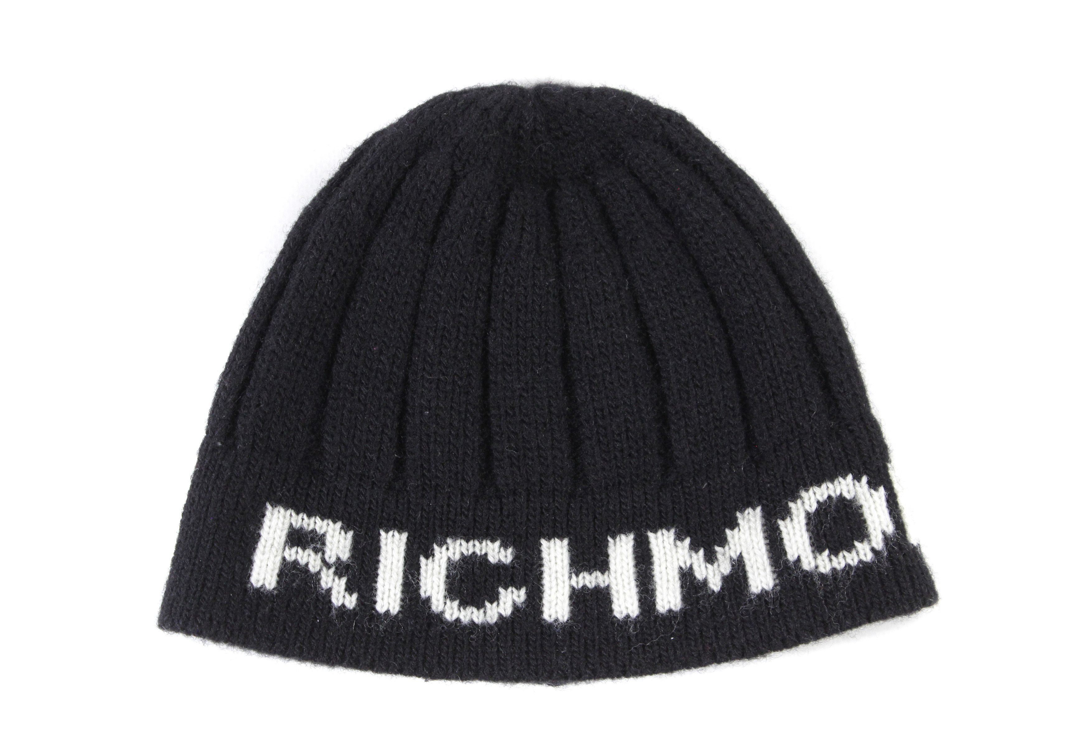 John Richmond Y2K JR Big Logo Wool Acryl Hat Vintage Size ONE SIZE - 1 Thumbnail