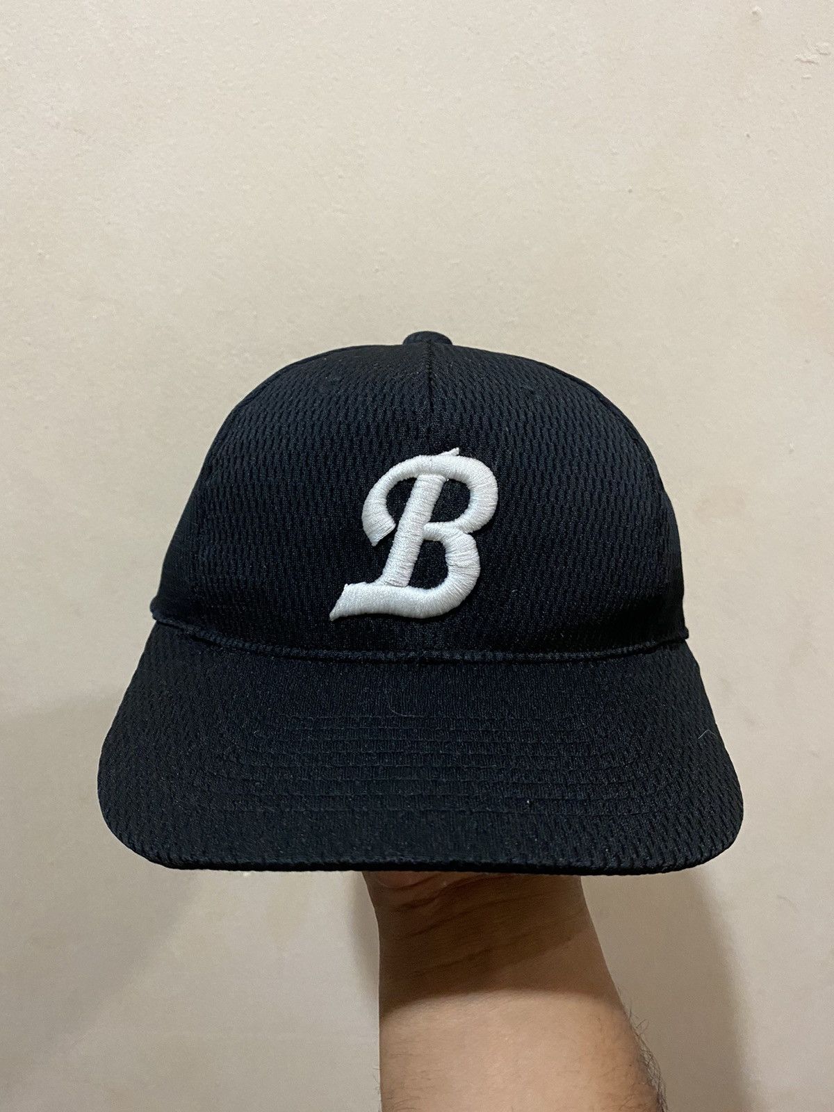Japanese Brand 🔥Vintage🔥 “B” Japanese Baseball Team Hat Size ONE SIZE - 2 Thumbnail