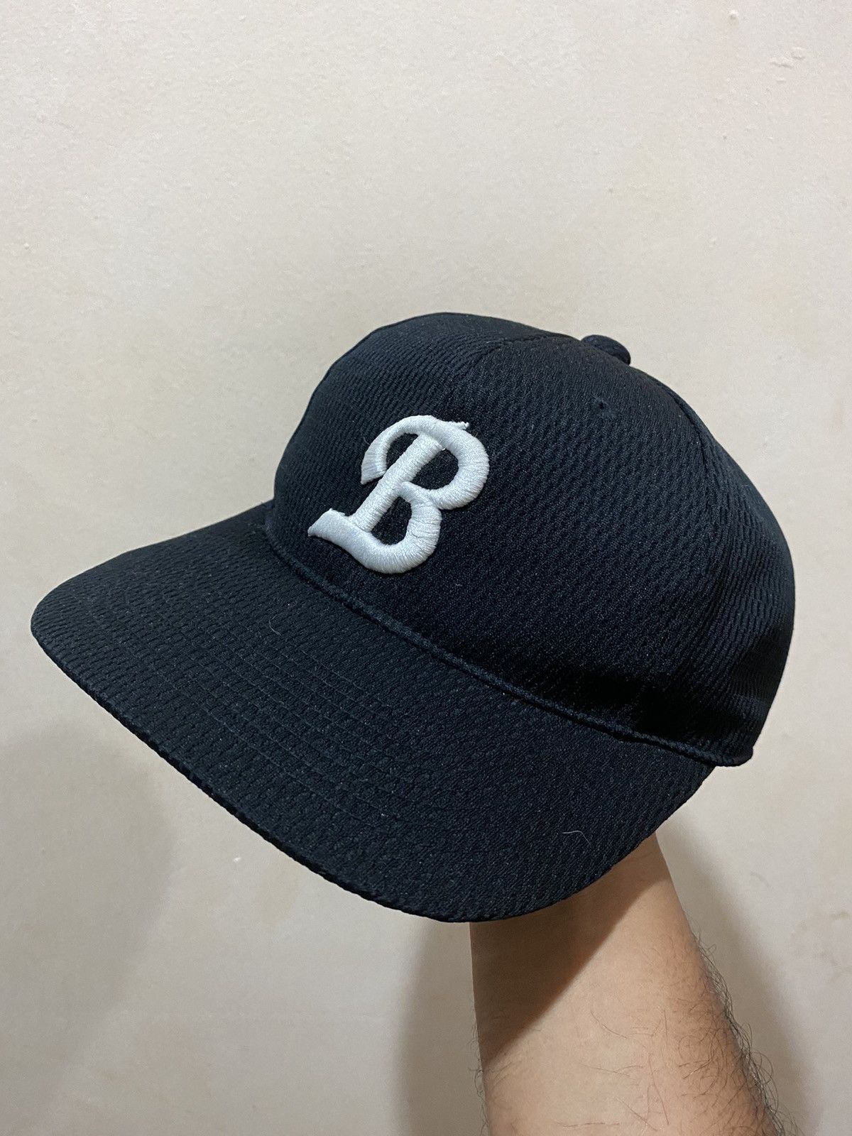 Japanese Brand 🔥Vintage🔥 “B” Japanese Baseball Team Hat Size ONE SIZE - 1 Thumbnail