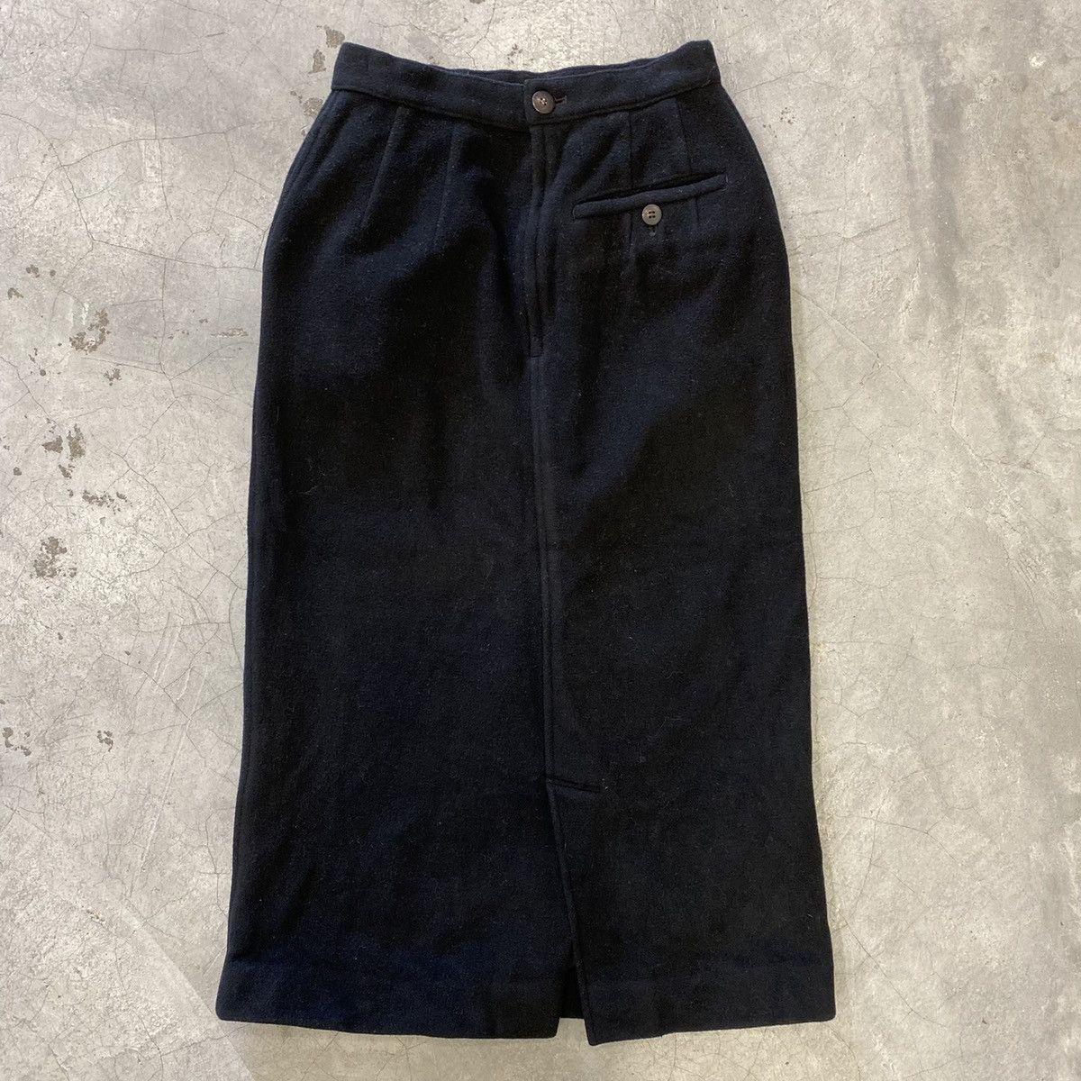 Issey Miyake Issey Miyake IS Wool Long Skirt Size 24" / US 00 / IT 34 - 2 Thumbnail
