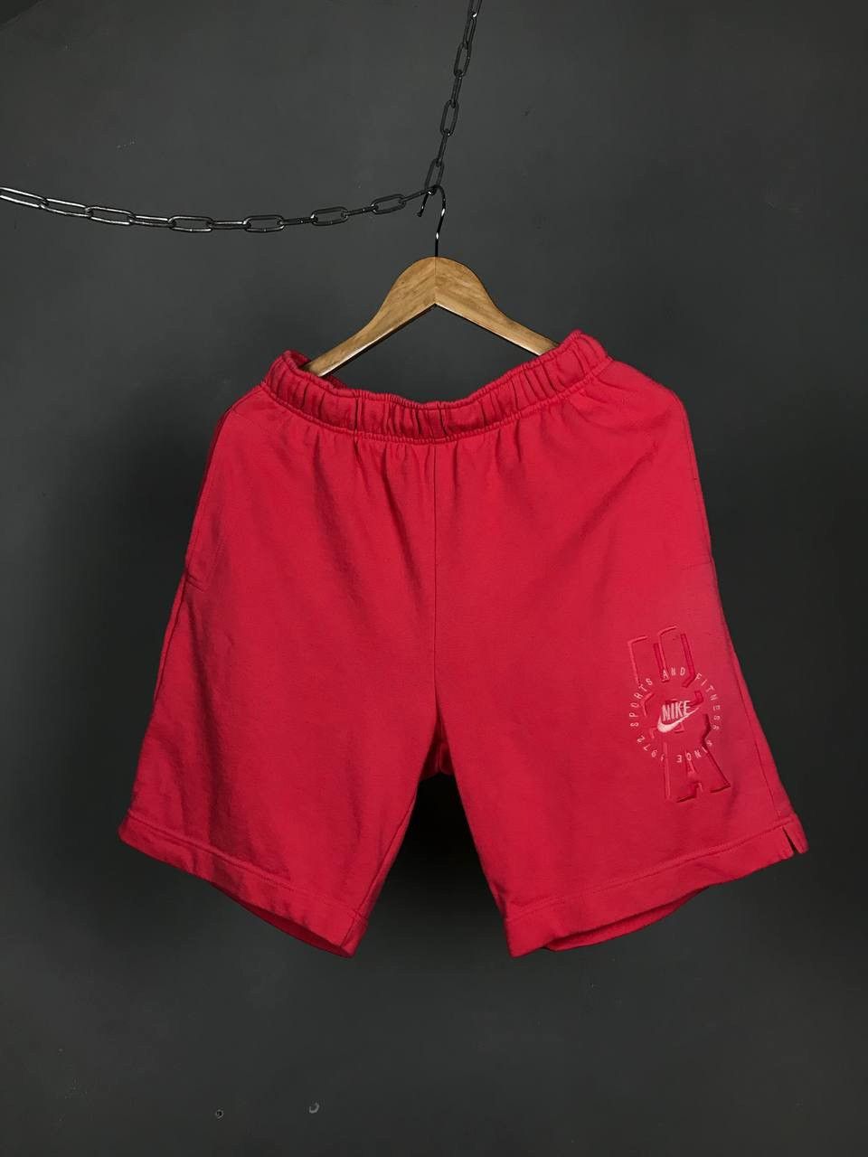 Vintage Nike USA swoosh streetwear vintage shorts Size US 32 / EU 48 - 1 Thumbnail