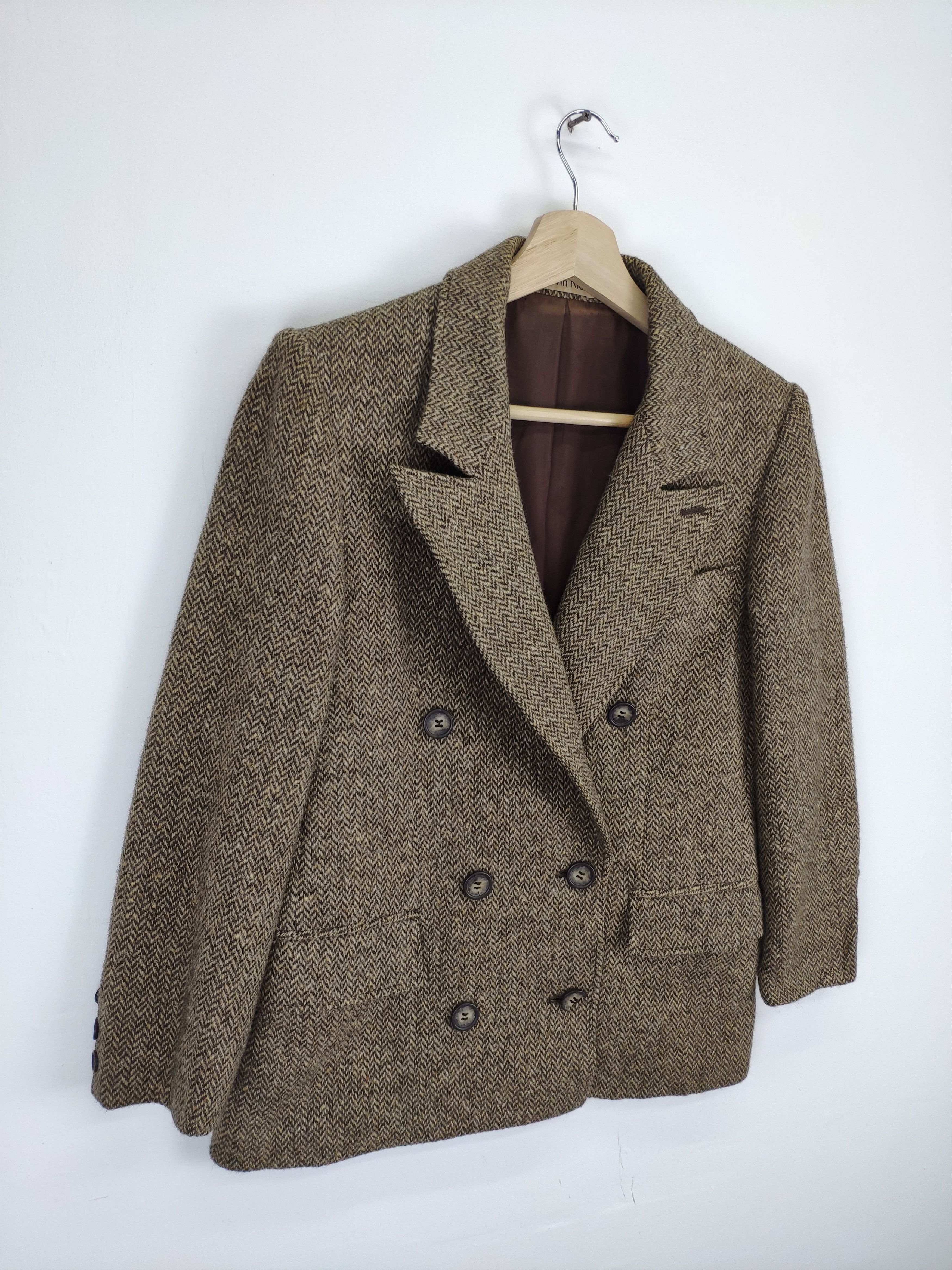 Calvin Klein Vintage Calvin Klein Wool Blazer Double Breast Coat Jacket Size US S / EU 44-46 / 1 - 3 Thumbnail