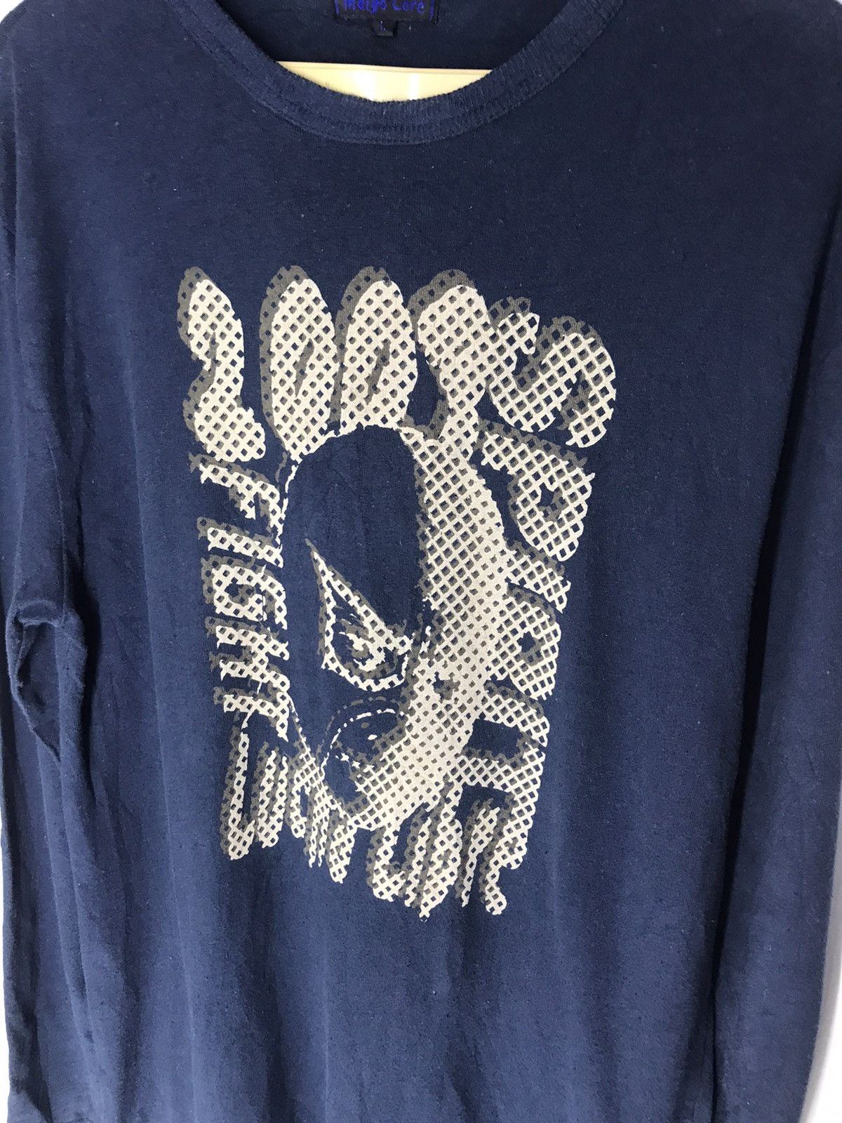 Japanese Brand Printed long sleeve tshirt by indigo core Size US L / EU 52-54 / 3 - 3 Thumbnail