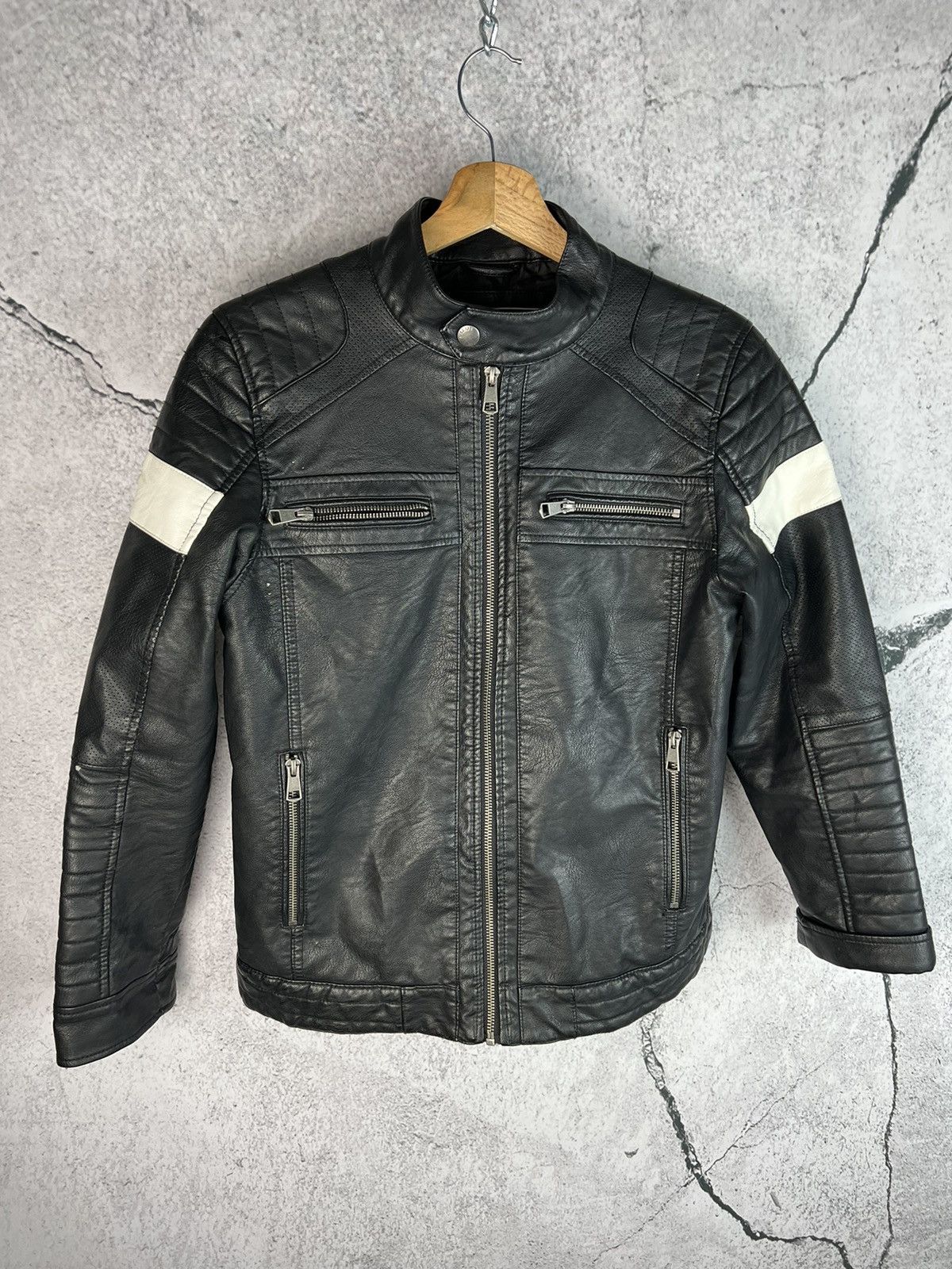 Vintage Vintage women’s leather racing moto jacket Size XS / US 0-2 / IT 36-38 - 1 Thumbnail
