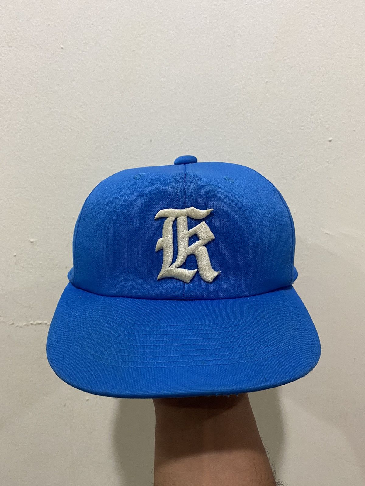 Japanese Brand 🔥Vintage🔥 “K” Japanese Baseball Team Hat Size 55-58cm Size ONE SIZE - 2 Thumbnail