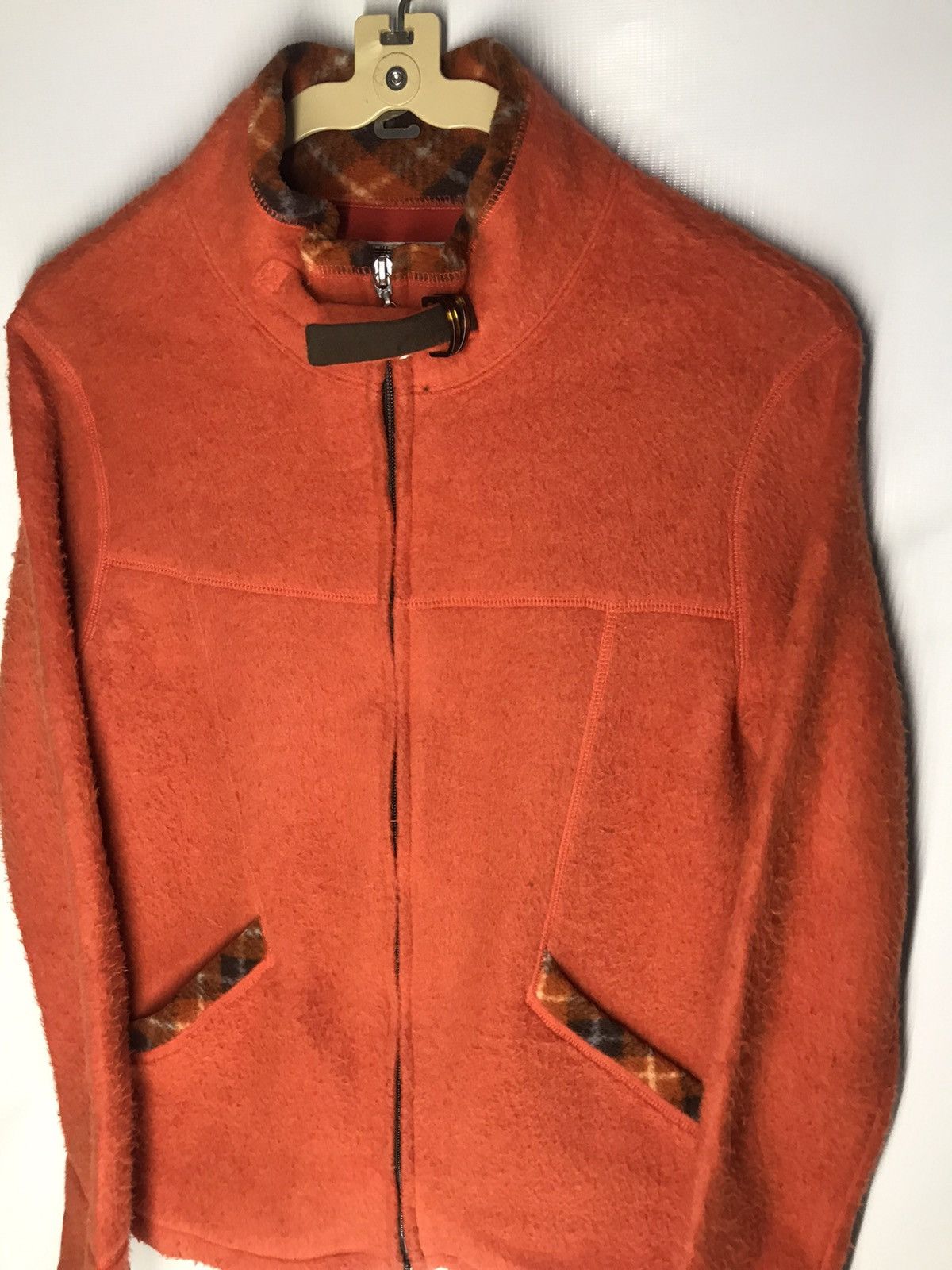 Burberry × Japanese Brand Thomas Burberry fleece zipper sweater Size US S / EU 44-46 / 1 - 7 Thumbnail