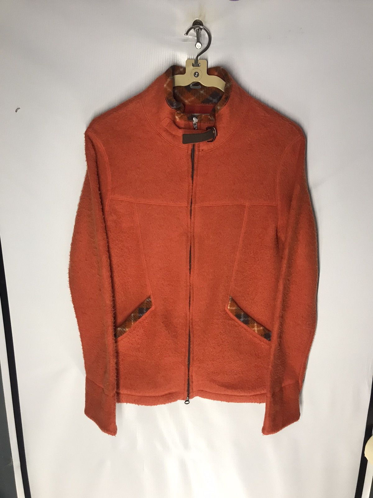 Burberry × Japanese Brand Thomas Burberry fleece zipper sweater Size US S / EU 44-46 / 1 - 8 Thumbnail