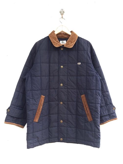 Lacoste LA COSTE QUILTED BUTTON DOWN SWEATER LIGHT JACKET Size US L / EU 52-54 / 3 - 1 Thumbnail