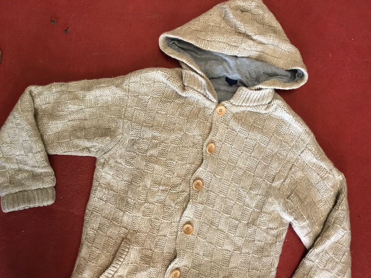 Japanese Brand Beams knitwear buttom up with hoodie Size US L / EU 52-54 / 3 - 3 Thumbnail