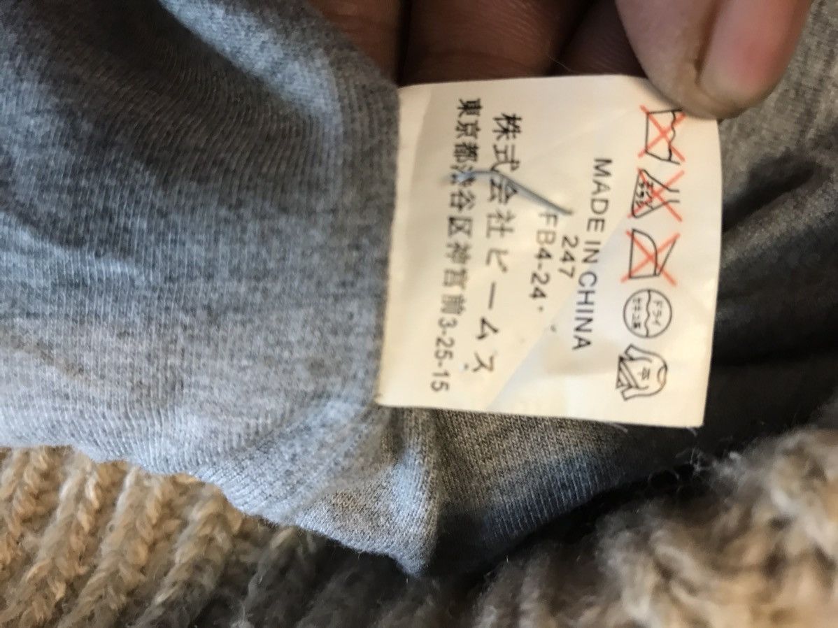 Japanese Brand Beams knitwear buttom up with hoodie Size US L / EU 52-54 / 3 - 8 Thumbnail