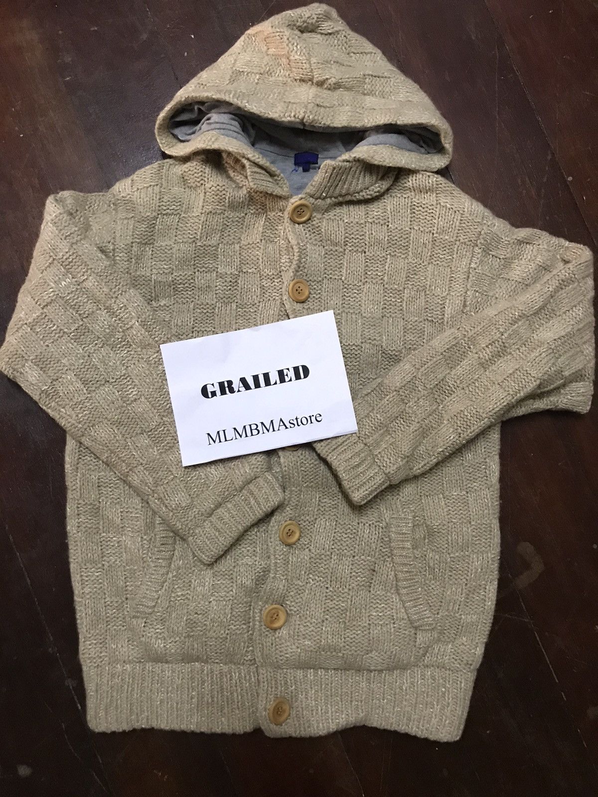 Japanese Brand Beams knitwear buttom up with hoodie Size US L / EU 52-54 / 3 - 1 Thumbnail