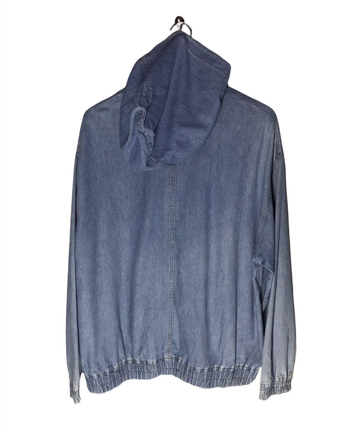 Japanese Brand Hoodie zipper distressed denim by cecilene Size US L / EU 52-54 / 3 - 2 Thumbnail