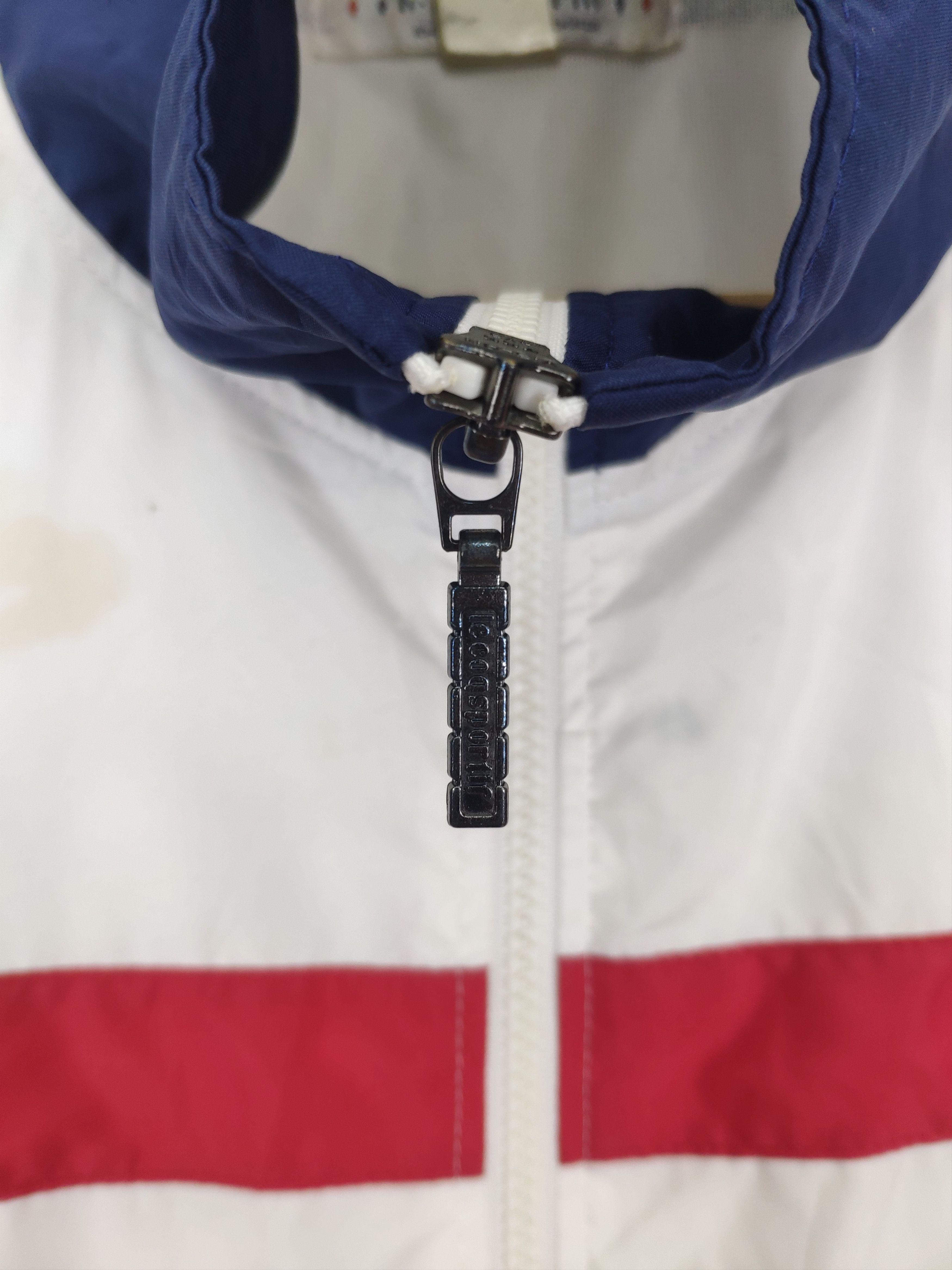 Japanese Brand × Le Coq Sportif × Vintage Vintage Le Coq Sportif Big Logo Zip Up Jacket Size US L / EU 52-54 / 3 - 11 Thumbnail