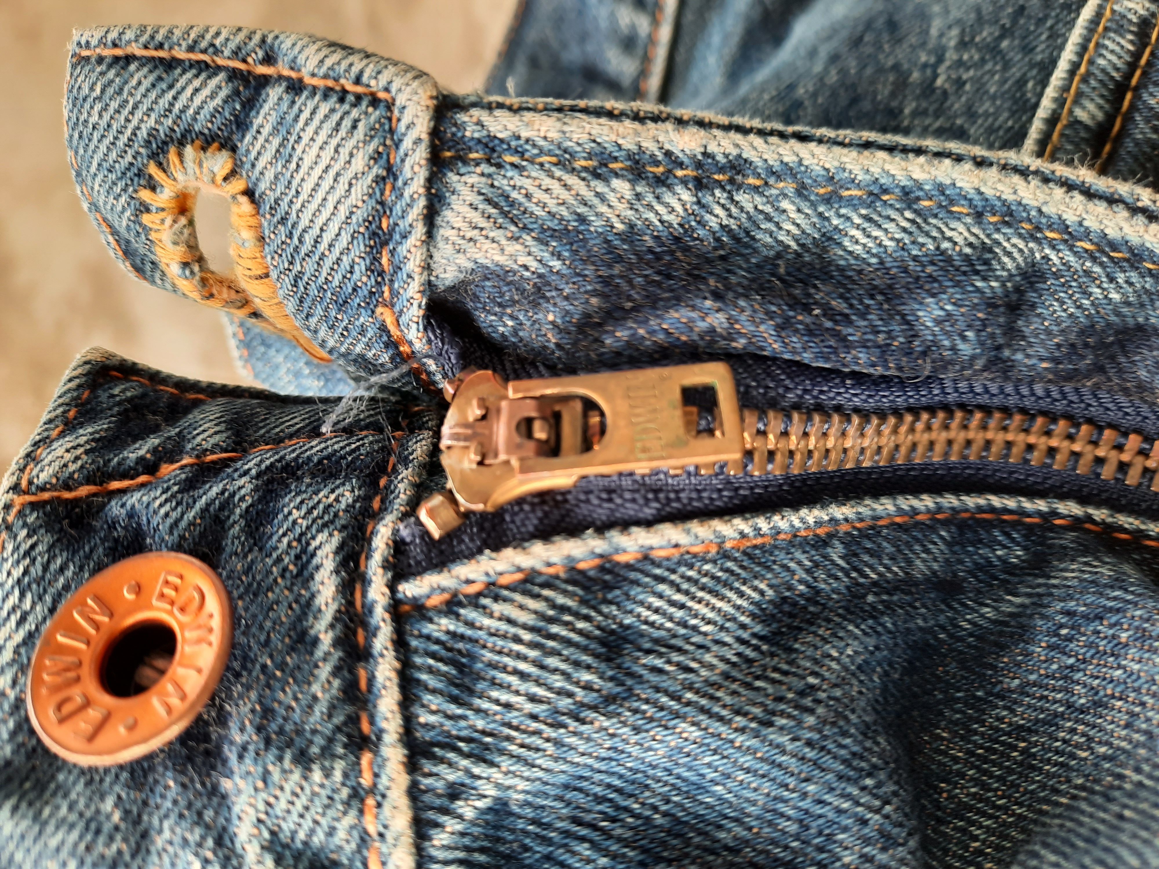 Edwin × Japanese Brand Edwin 505xx Selvedge Distressed Denim Size US 32 / EU 48 - 7 Thumbnail
