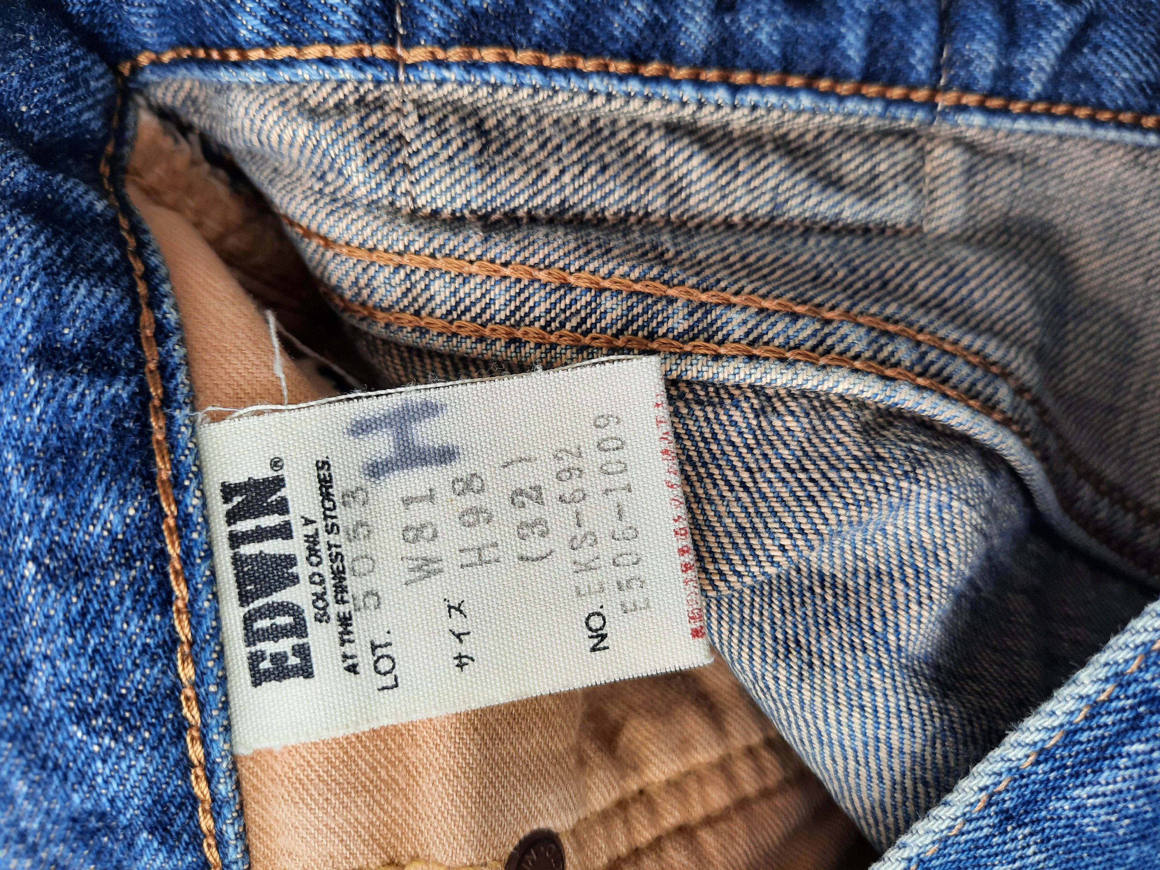 Edwin × Japanese Brand Edwin 505xx Selvedge Distressed Denim Size US 32 / EU 48 - 5 Thumbnail