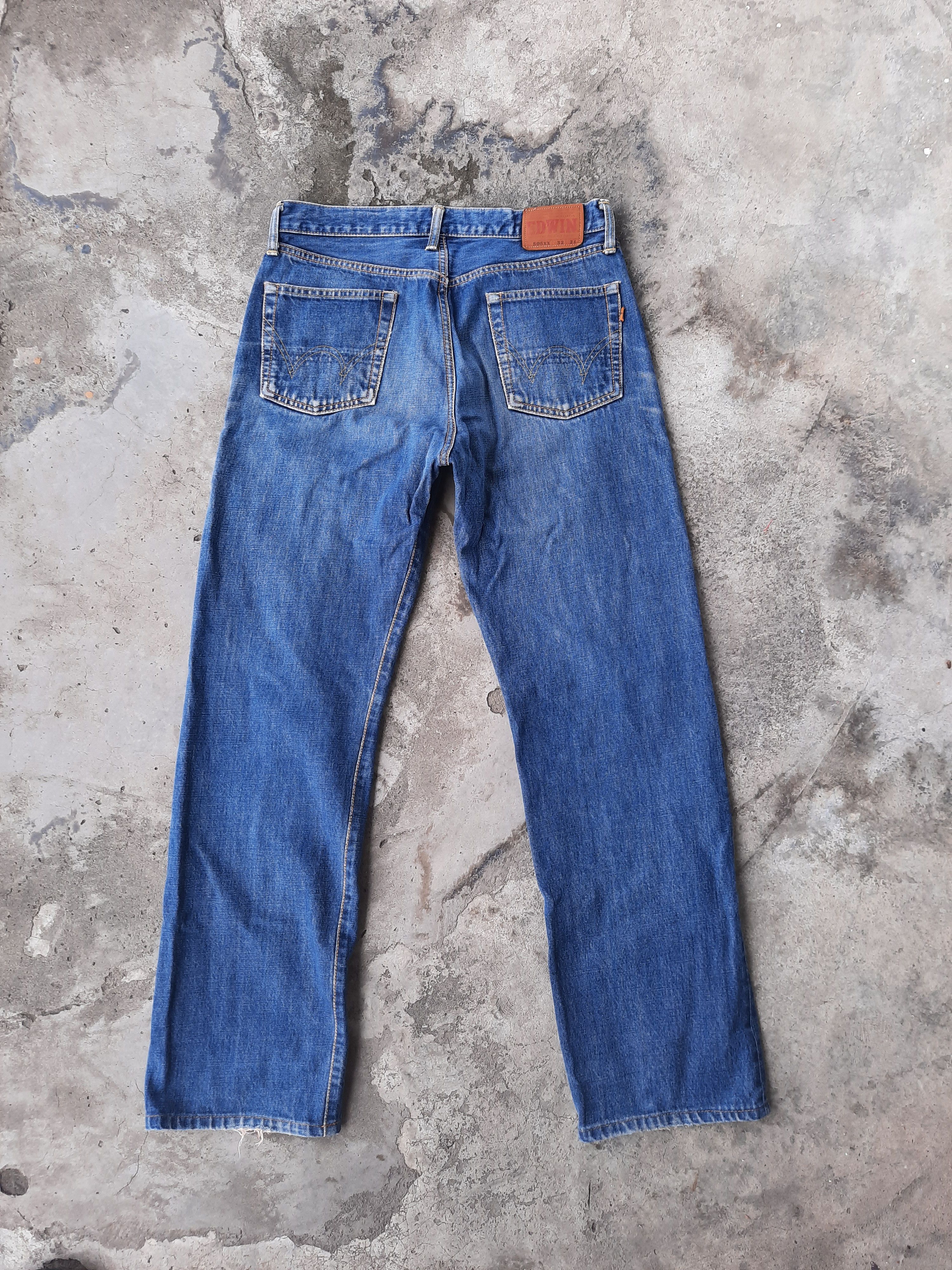 Edwin × Japanese Brand Edwin 505xx Selvedge Distressed Denim Size US 32 / EU 48 - 2 Thumbnail