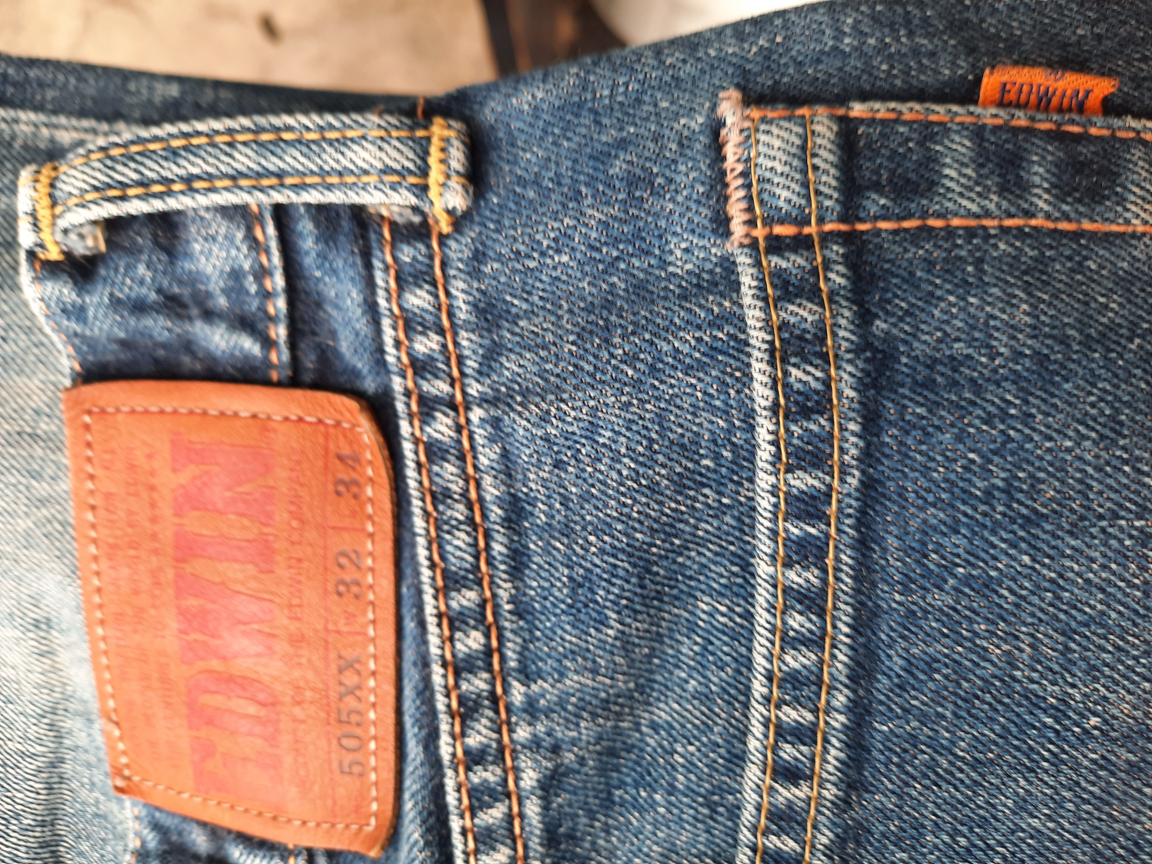Edwin × Japanese Brand Edwin 505xx Selvedge Distressed Denim Size US 32 / EU 48 - 3 Thumbnail