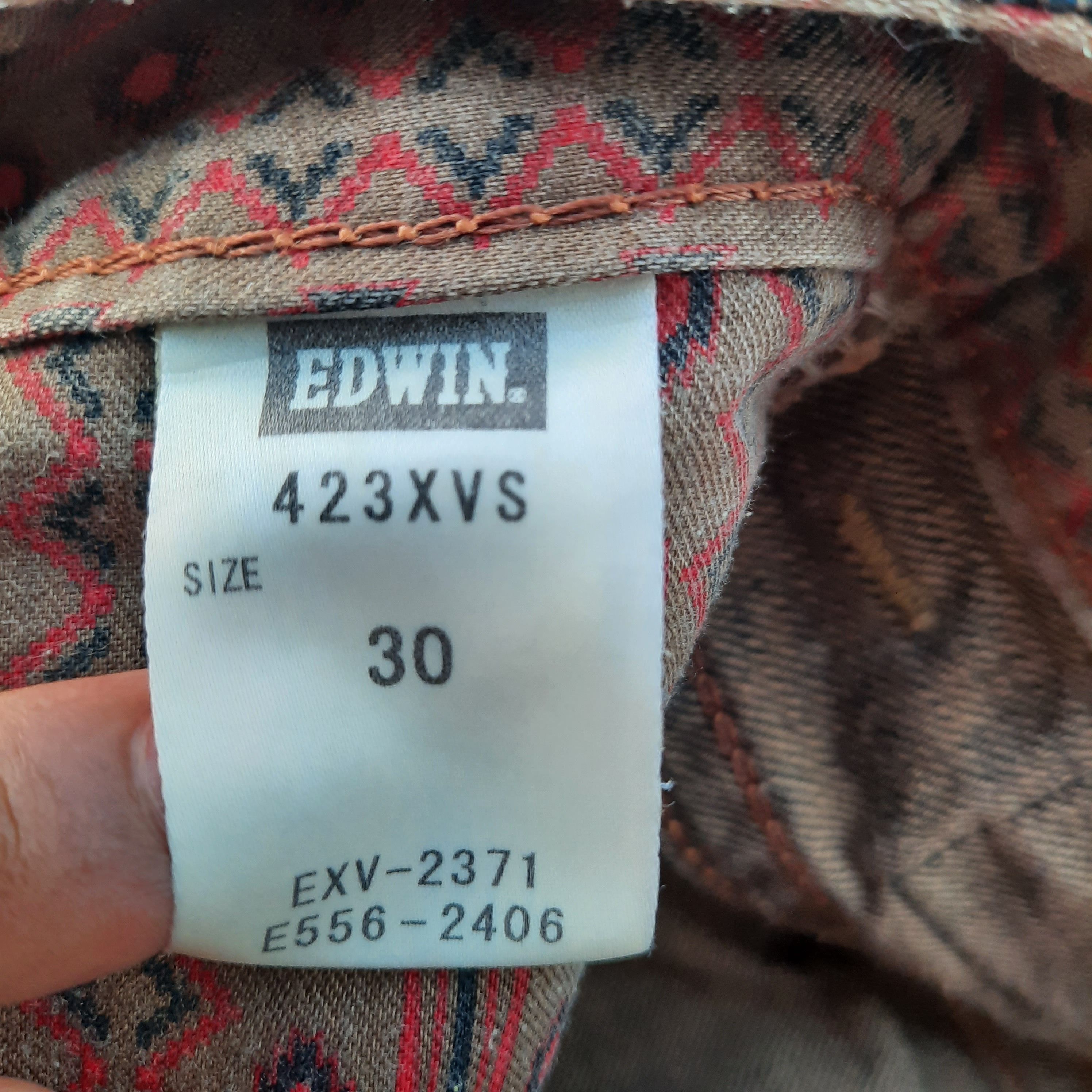 Edwin Edwin Japanese Brand Nice Design Size US 31 - 8 Thumbnail