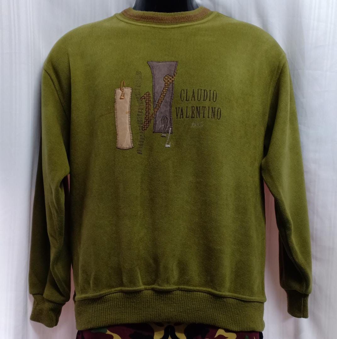 Japanese Brand Claudio VeLentino Paris Art Pullover Sweatshirt Size US L / EU 52-54 / 3 - 1 Thumbnail