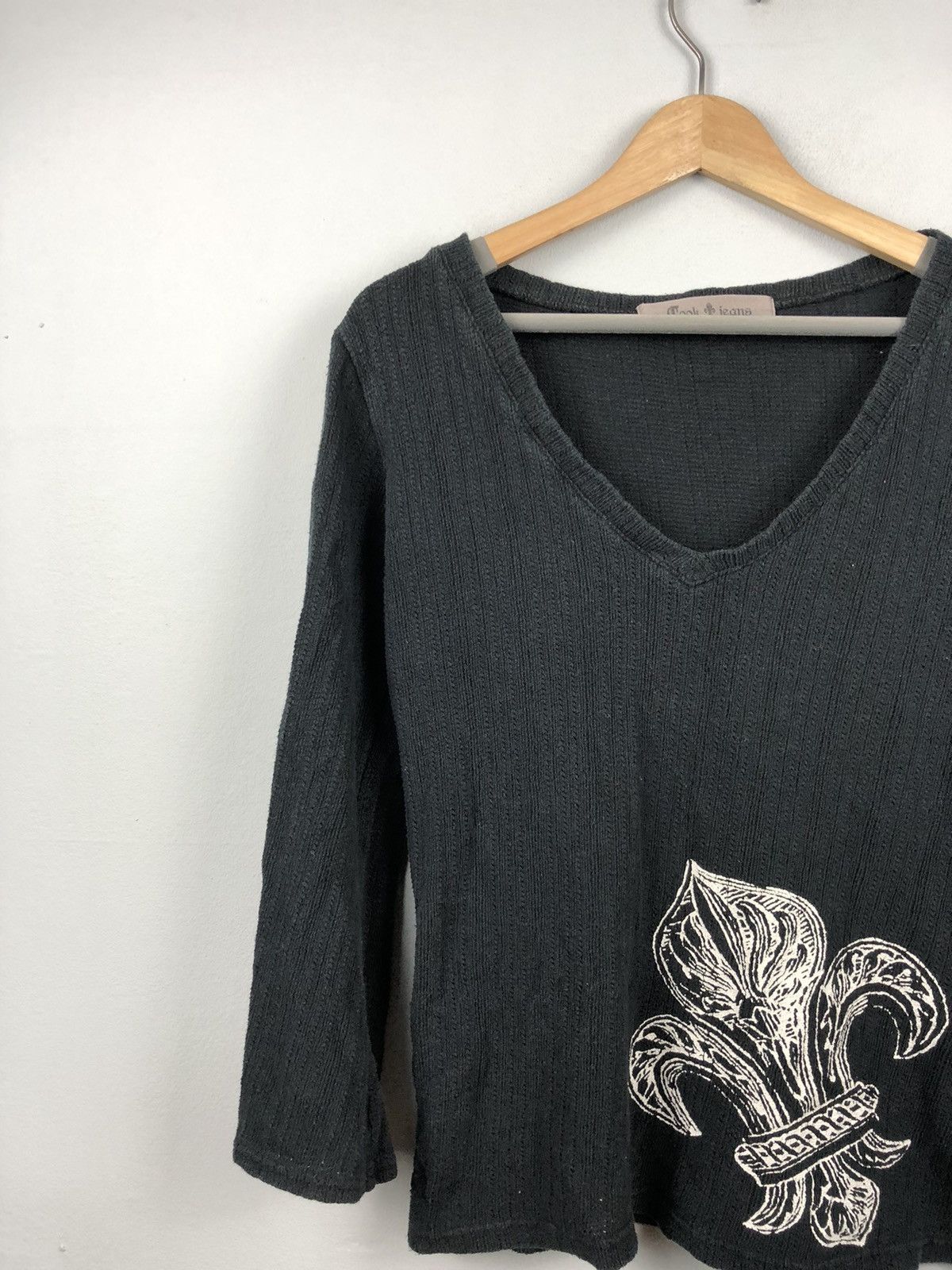 Japanese Brand Cook Chrome Jeans Tank Top Jumper Crop Sweater Size M / US 6-8 / IT 42-44 - 2 Thumbnail