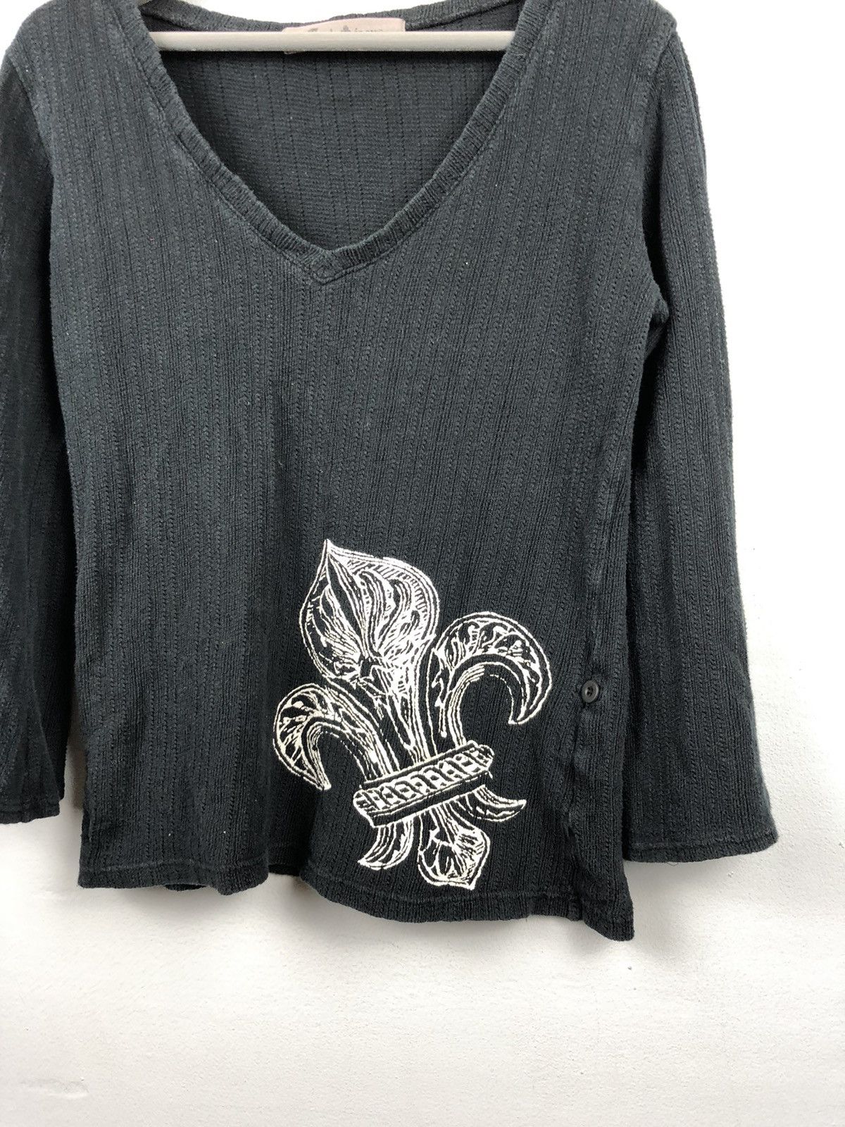 Japanese Brand Cook Chrome Jeans Tank Top Jumper Crop Sweater Size M / US 6-8 / IT 42-44 - 4 Thumbnail