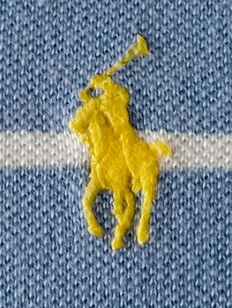 Polo Ralph Lauren × Vintage Polo Raplh Lauren Stripe Polo Shirt Size US M / EU 48-50 / 2 - 2 Thumbnail