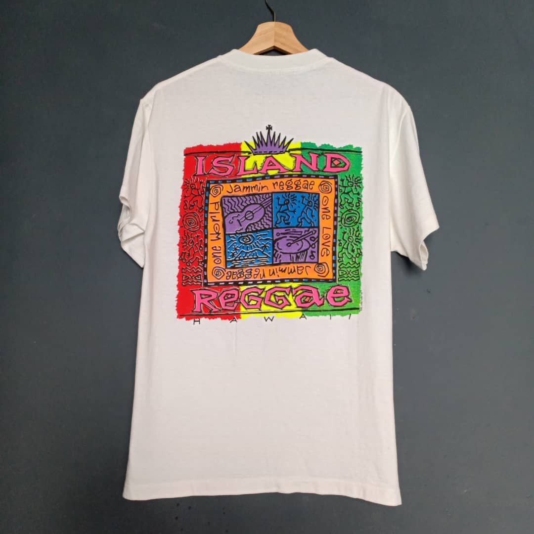 Vintage Vintage Art Jammin Reggae T-Shirt Size US L / EU 52-54 / 3 - 3 Thumbnail