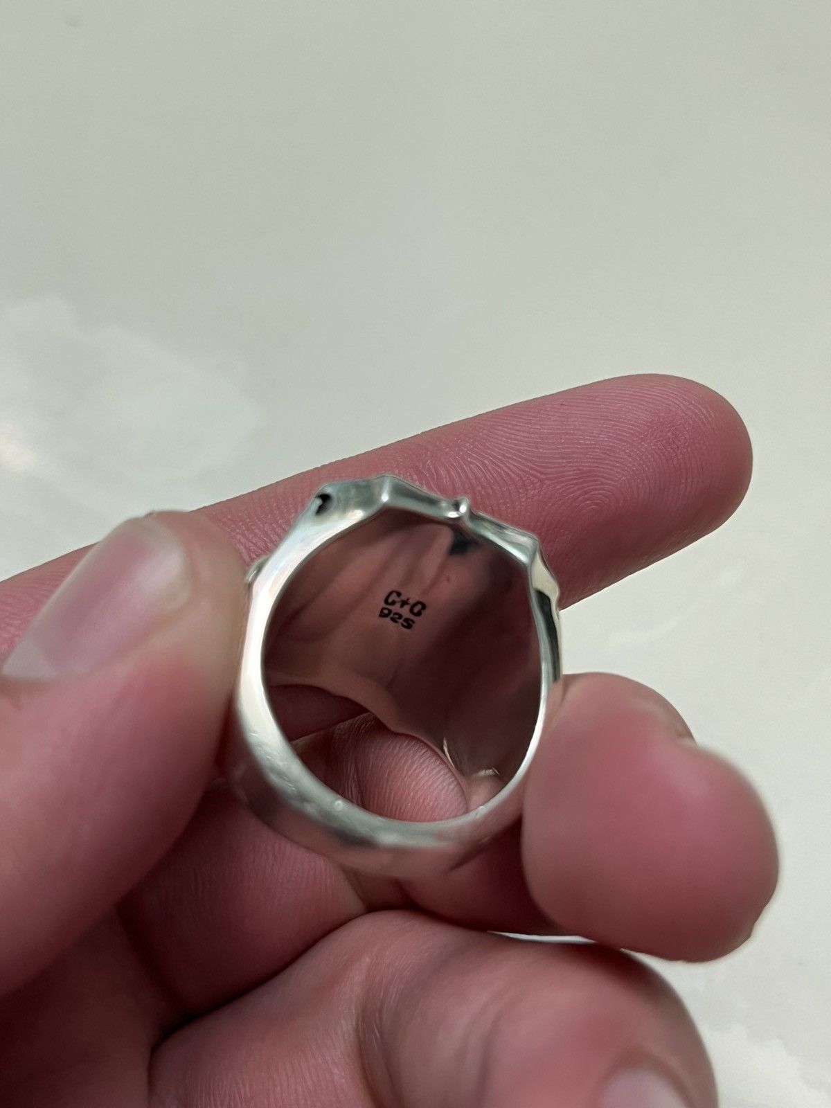 Handmade 925 Sterling Silver Cross Ring Size ONE SIZE - 5 Thumbnail