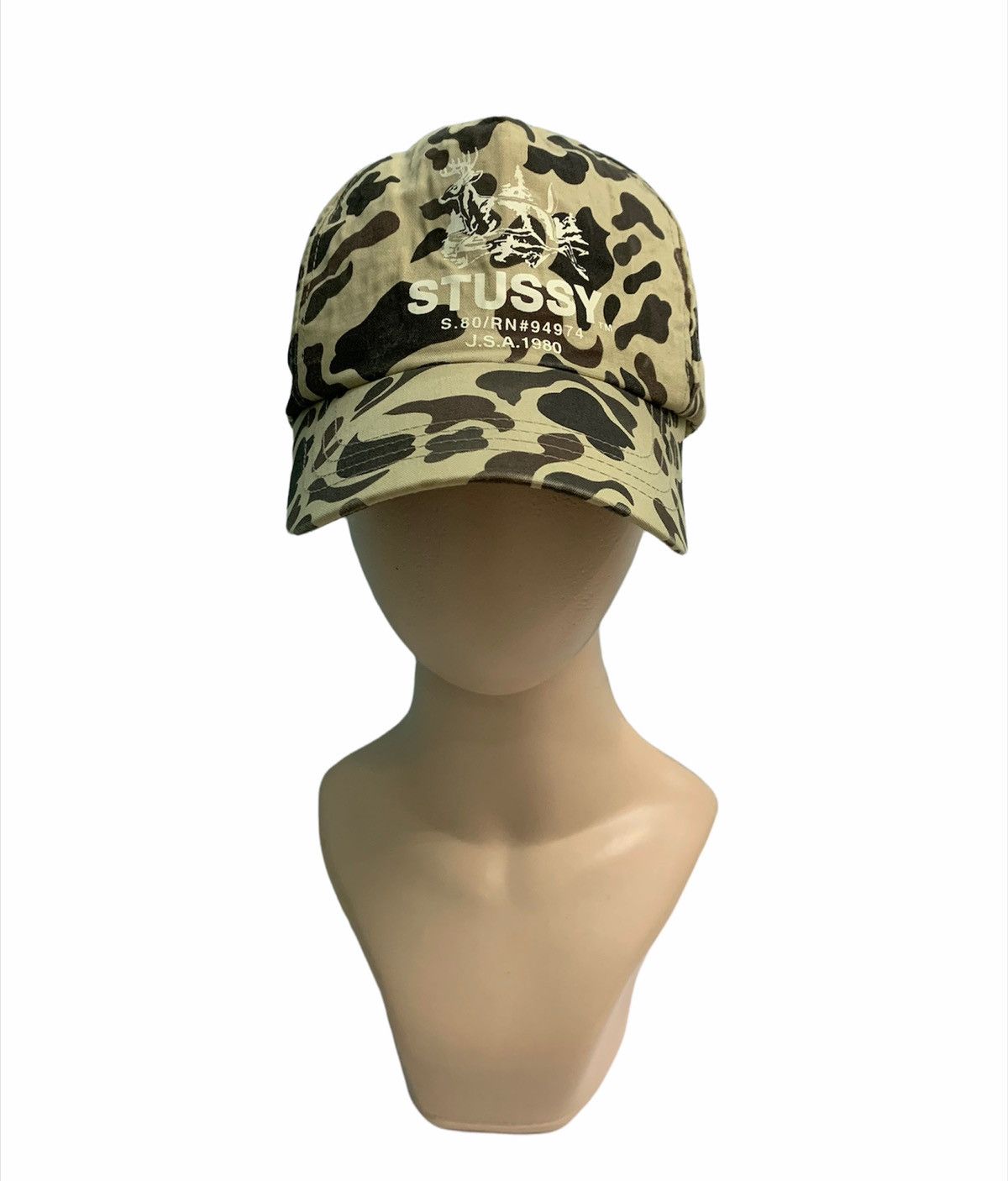 Japanese Brand × Stussy RARE ‼️Stussy Camo Hunting Hat Cap Size ONE SIZE - 1 Thumbnail