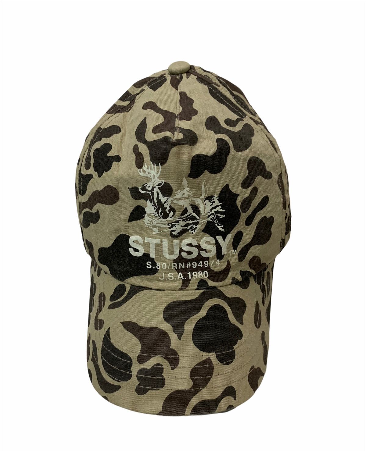 Japanese Brand × Stussy RARE ‼️Stussy Camo Hunting Hat Cap Size ONE SIZE - 2 Thumbnail