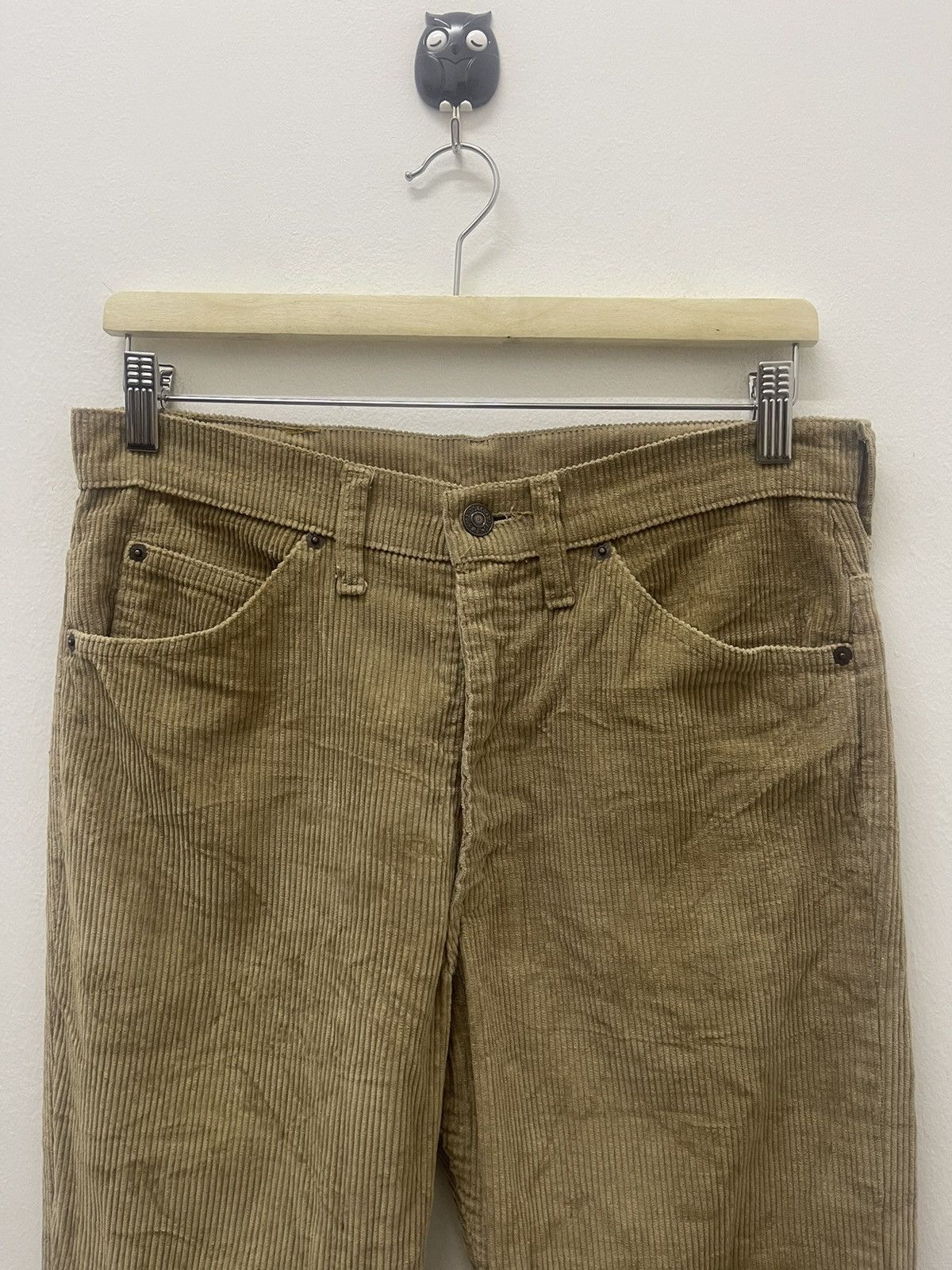 Levi's Vintage Clothing Rare 70s Vintage LEVIS Talon Zipper Corduroy Flare Pant Size US 31 - 7 Thumbnail