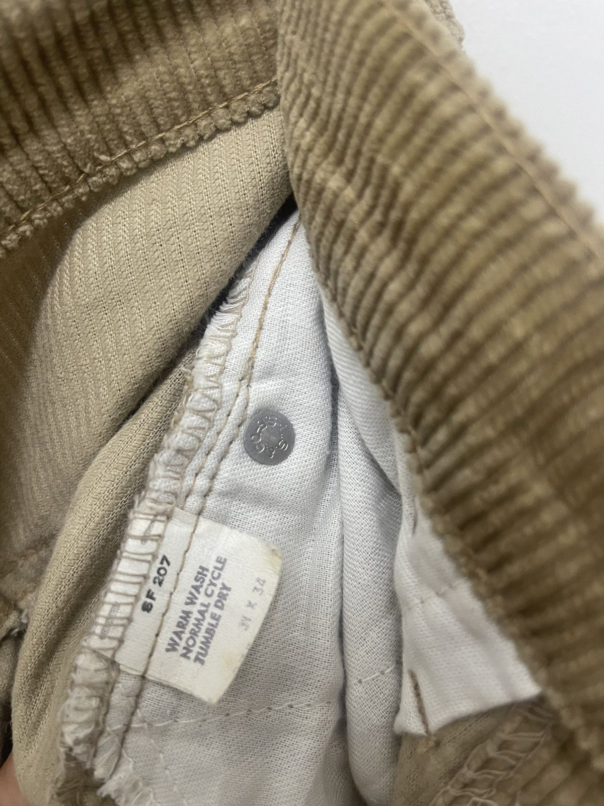 Levi's Vintage Clothing Rare 70s Vintage LEVIS Talon Zipper Corduroy Flare Pant Size US 31 - 11 Thumbnail