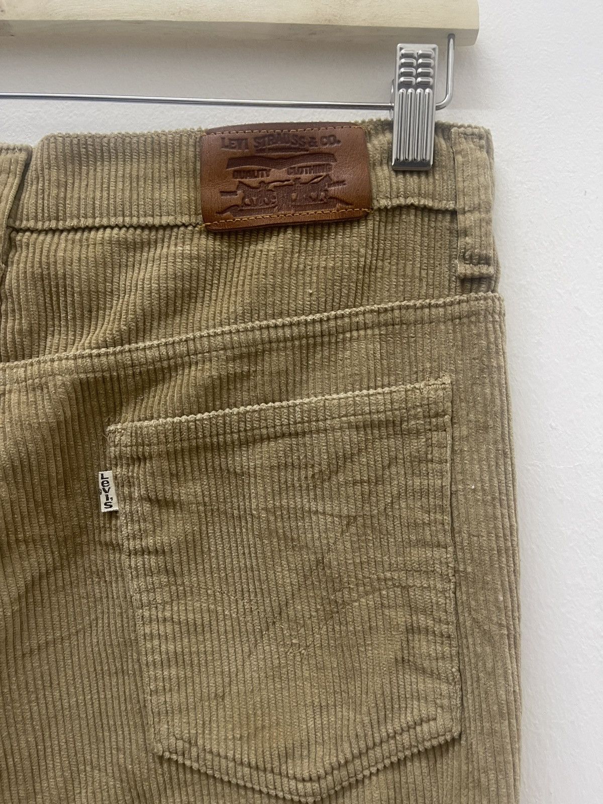 Levi's Vintage Clothing Rare 70s Vintage LEVIS Talon Zipper Corduroy Flare Pant Size US 31 - 4 Thumbnail