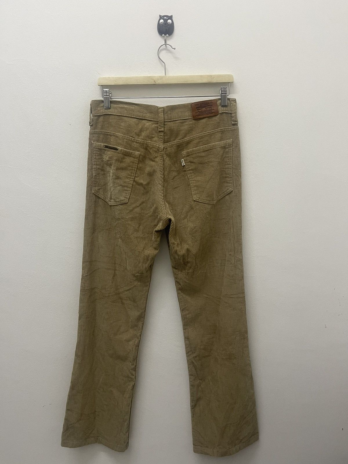 image of 70's Vintage Levis Talon Zipper Corduroy Flare Pant in Brown, Men's (Size 31)