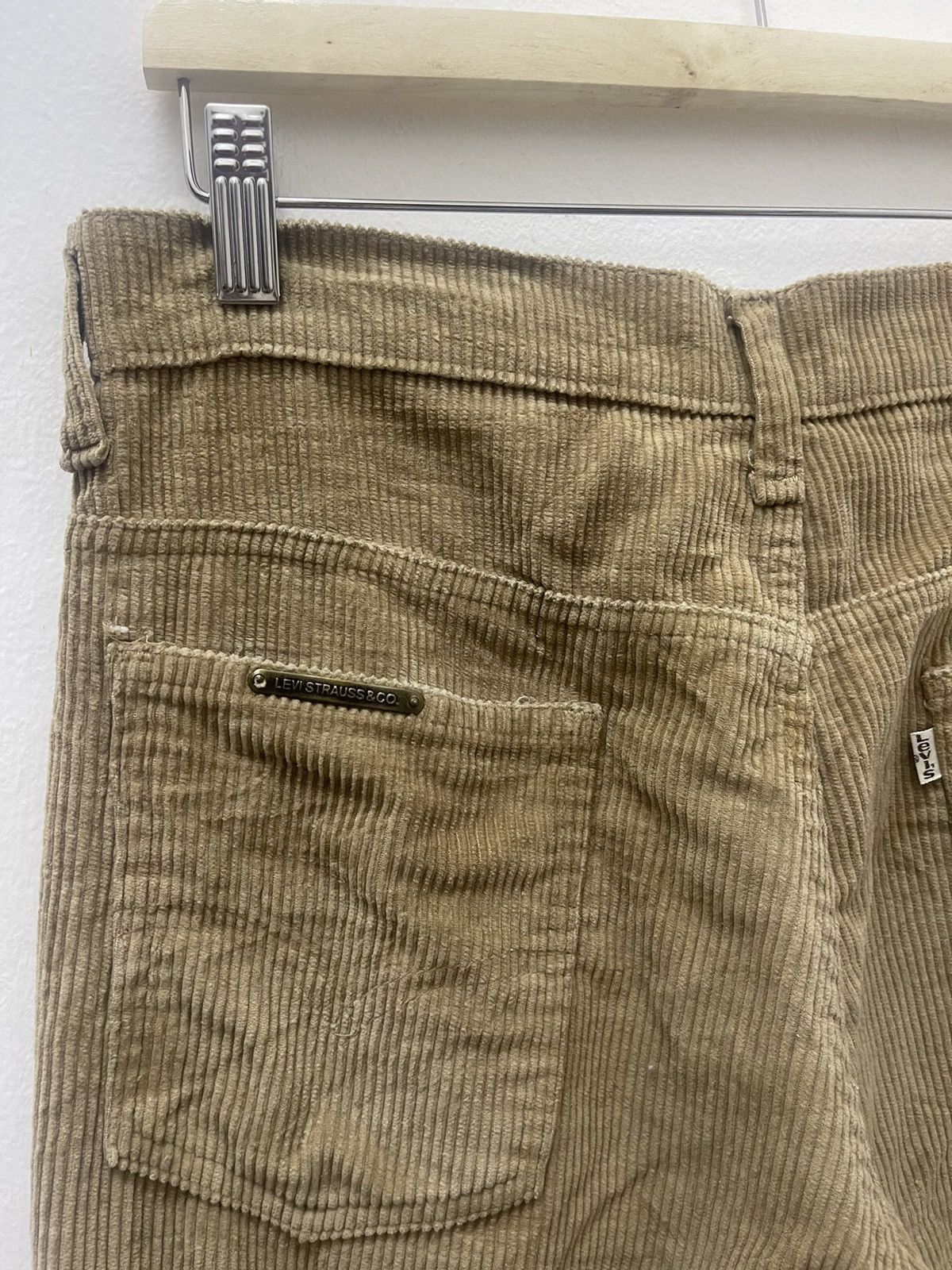Levi's Vintage Clothing Rare 70s Vintage LEVIS Talon Zipper Corduroy Flare Pant Size US 31 - 3 Thumbnail