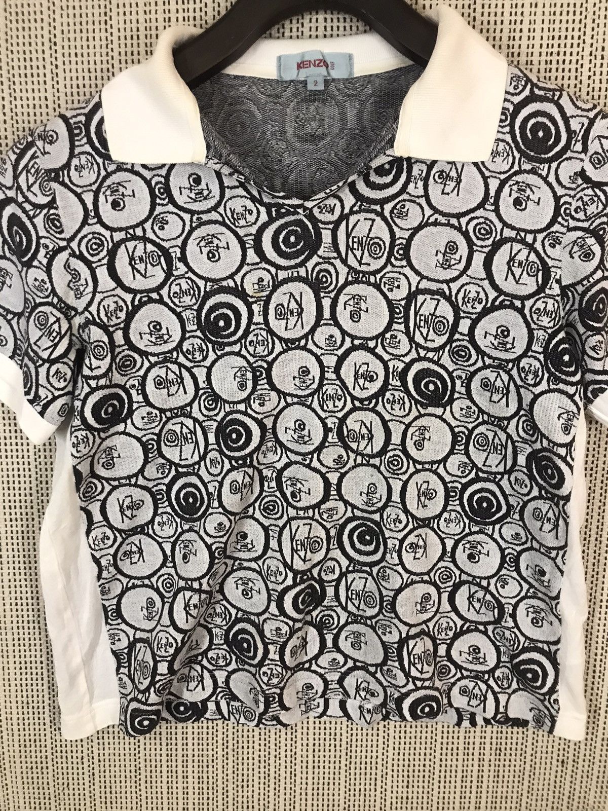 Japanese Brand × Kenzo ‼️KENZO FULL PRINTED CROPPED POLO NICE DESIGN‼️ Size S / US 4 / IT 40 - 4 Thumbnail