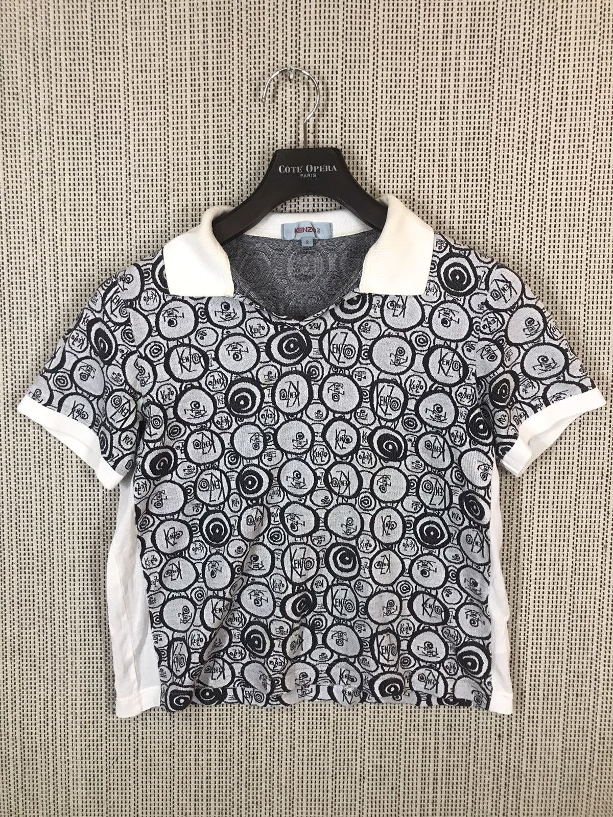 Japanese Brand × Kenzo ‼️KENZO FULL PRINTED CROPPED POLO NICE DESIGN‼️ Size S / US 4 / IT 40 - 1 Thumbnail