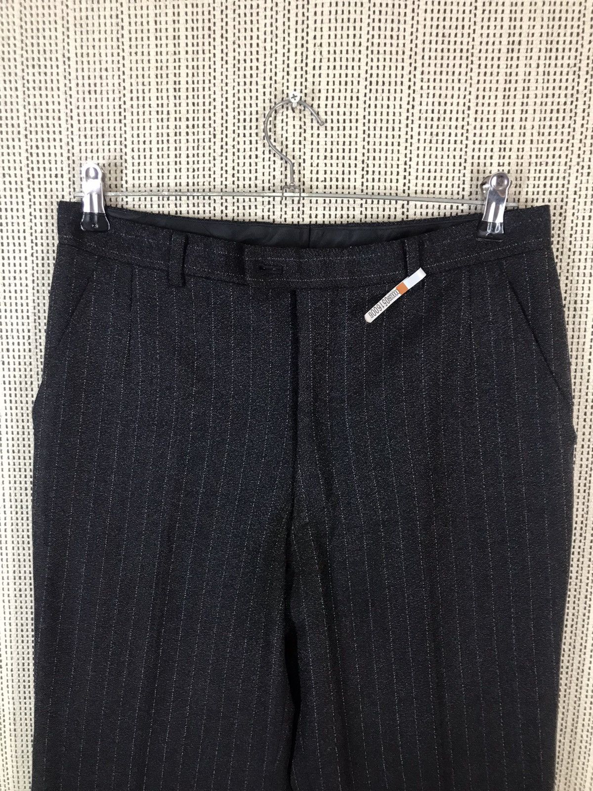 Vintage ‼️LANVIN PARIS WOOL STRIPE CASUAL PANTS ‼️ Size US 30 / EU 46 - 2 Thumbnail