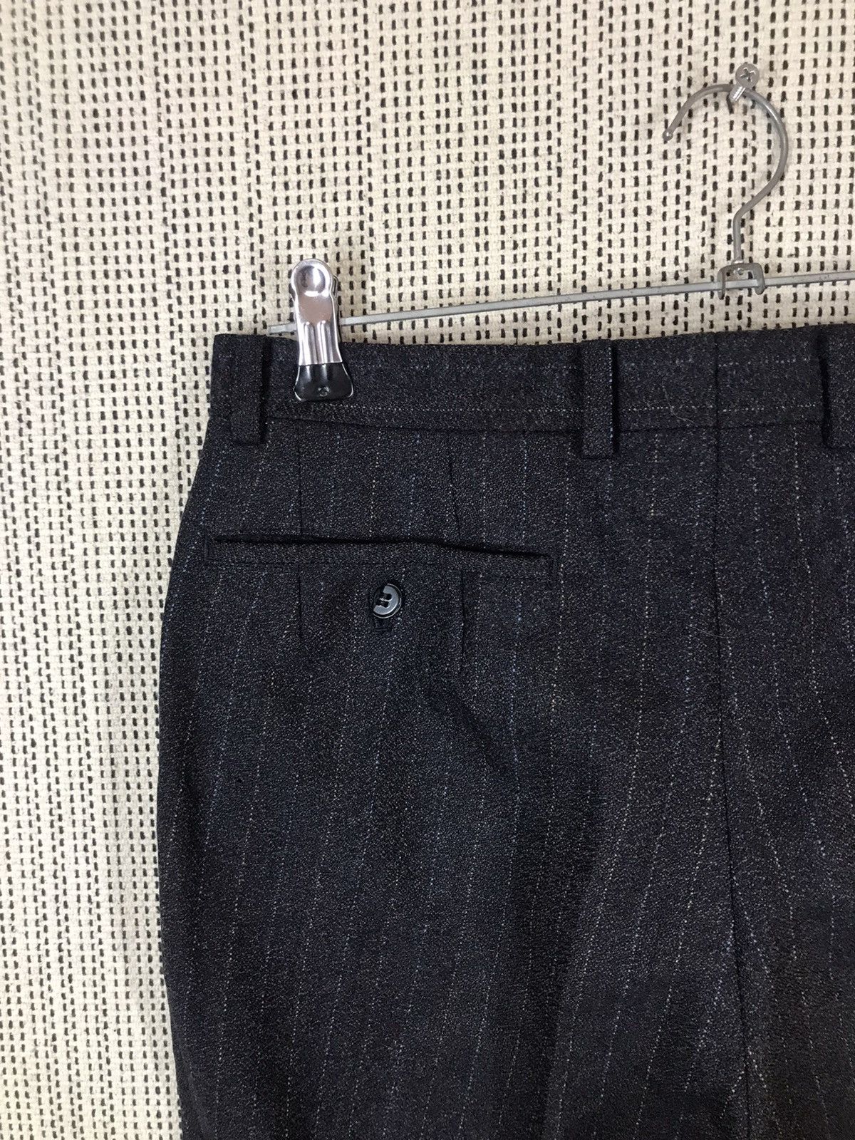 Vintage ‼️LANVIN PARIS WOOL STRIPE CASUAL PANTS ‼️ Size US 30 / EU 46 - 8 Thumbnail